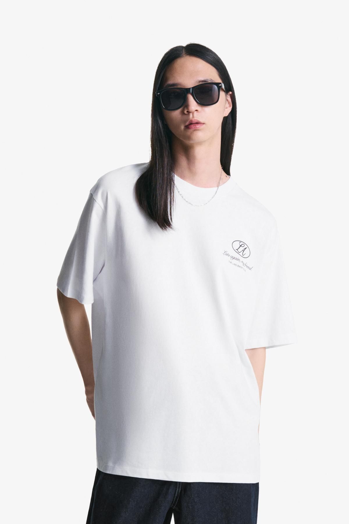 Bershka Kısa kollu baskılı tişört