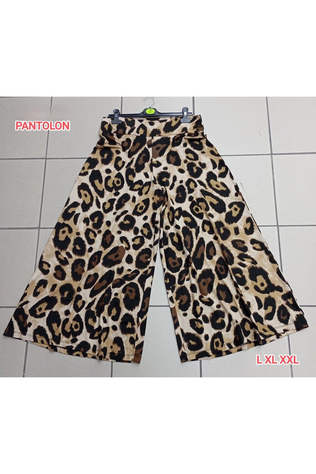 STYLENEST Kadın Leopar Desenli Etek Pantolon