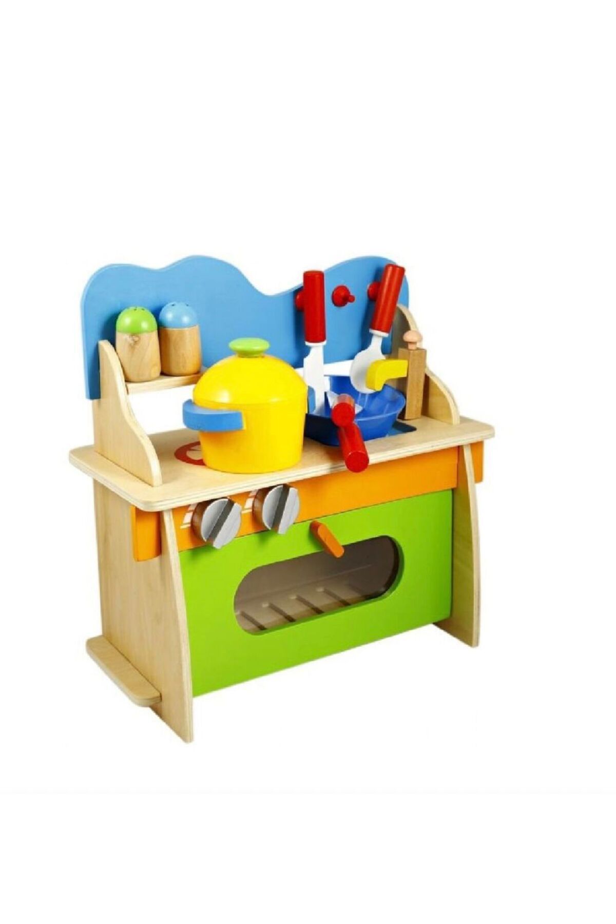BİLMİŞ ÇOCUK Montessori Ahşap Mutfak Seti