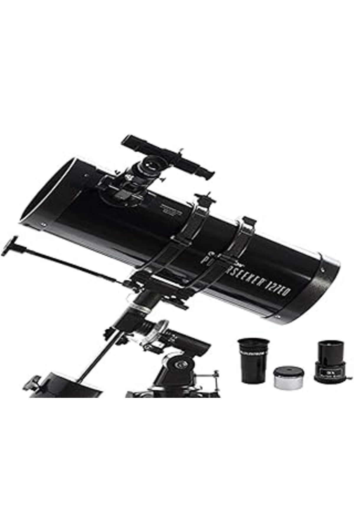 Pazarcan Celestron 22039 Powerseeker 127Eq Teleskop, Motor Sürücü Ve Telefon Adaptörü Hediyeli