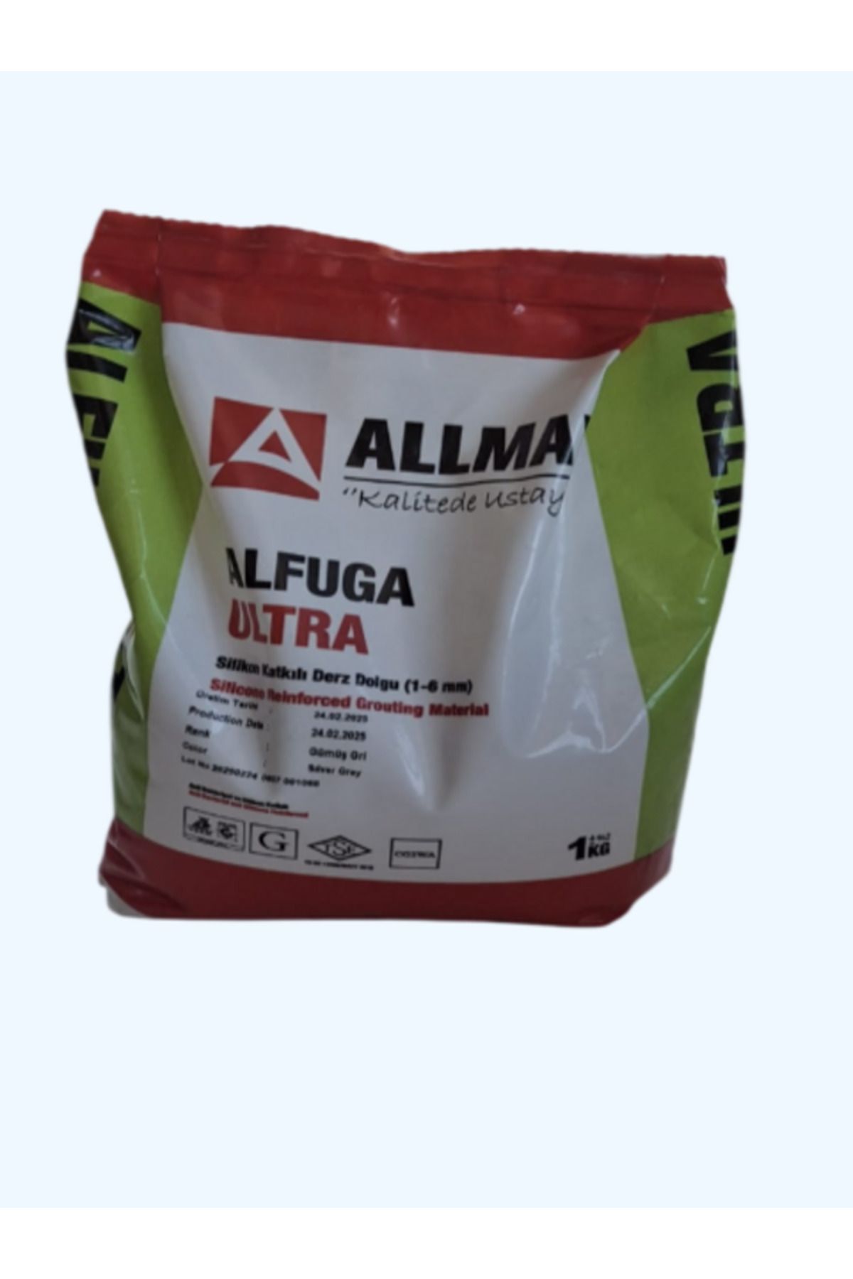 ALLMAX Sözdem Allmax Silikon Katkılı Derz Dolgun 1 KG Gri