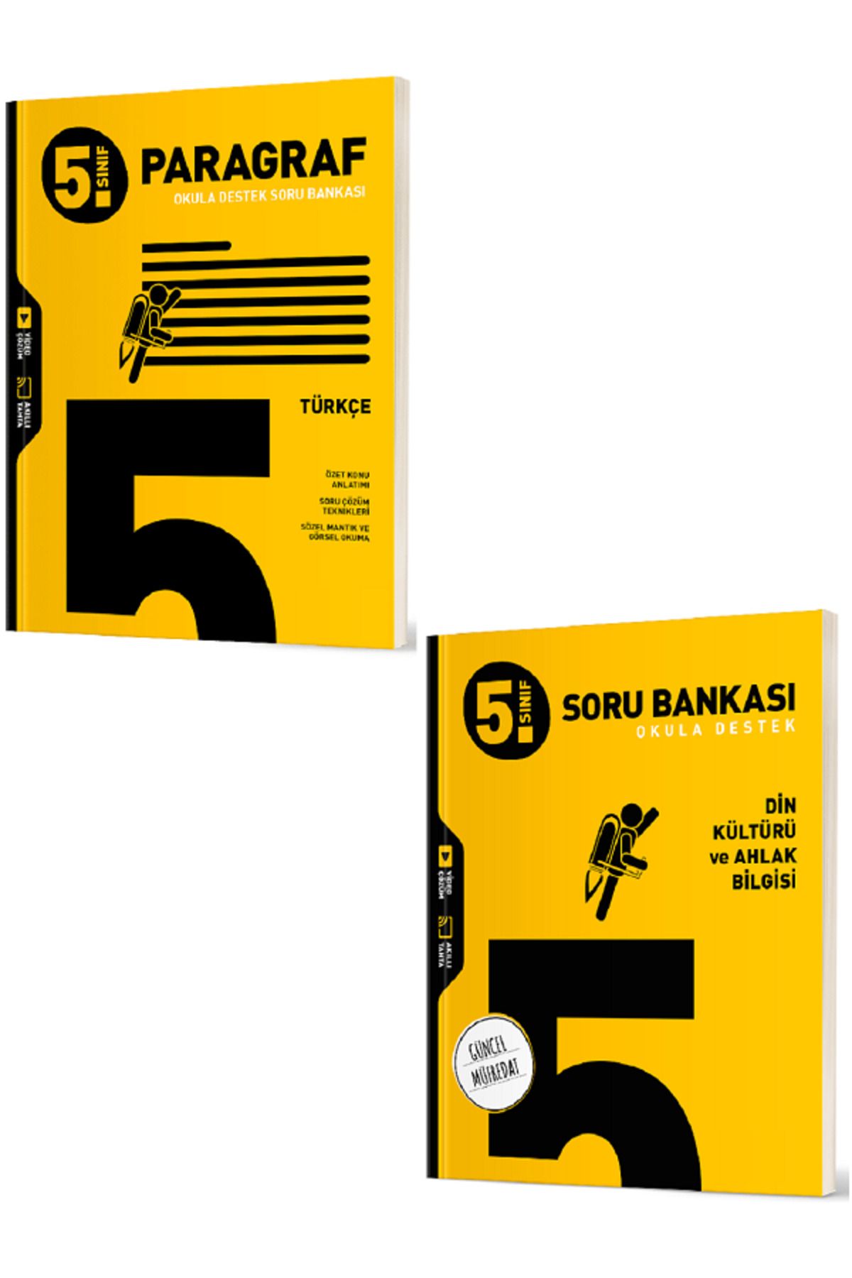 Evrensel İletişim Yayınları 5.Sınıf Hız Yayınları Paragraf + Din Kültürü Soru Bankaları / Güncel Müfredat / 2 KİTAP / YENİ