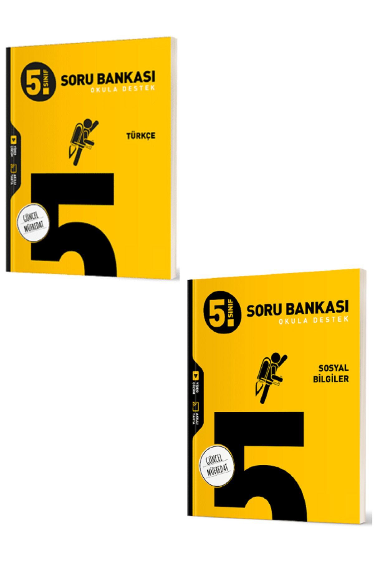 Evrensel İletişim Yayınları 5.Sınıf Hız Yayınları Türkçe + Sosyal Bilgiler Soru Bankaları / Güncel Müfredat / 2 KİTAP / YENİ
