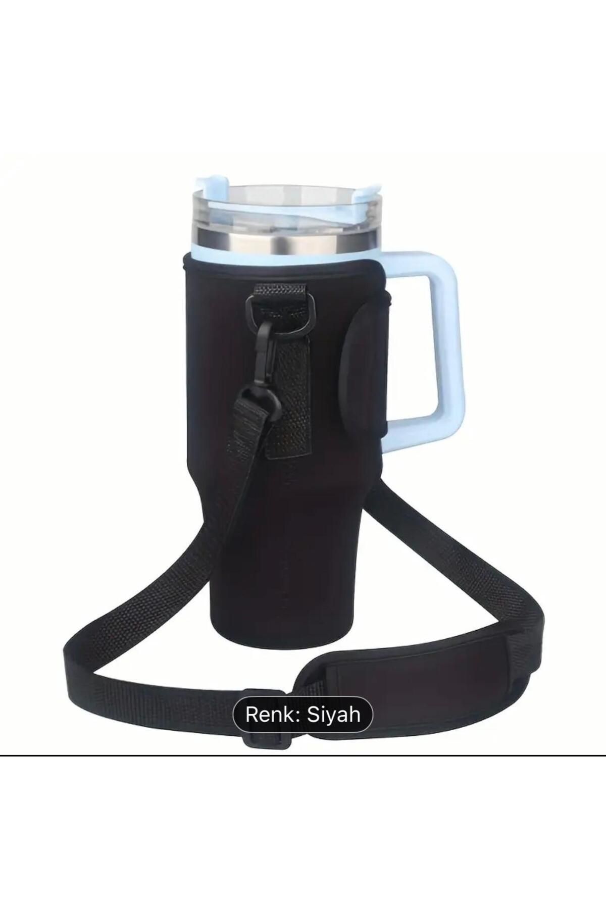 IGN STNLY Quencher Pipetli 1.18 Lt Termos Askılı Neopren Koruma Termos Kılıfı Çanta Omuz Askısı Aksesuar