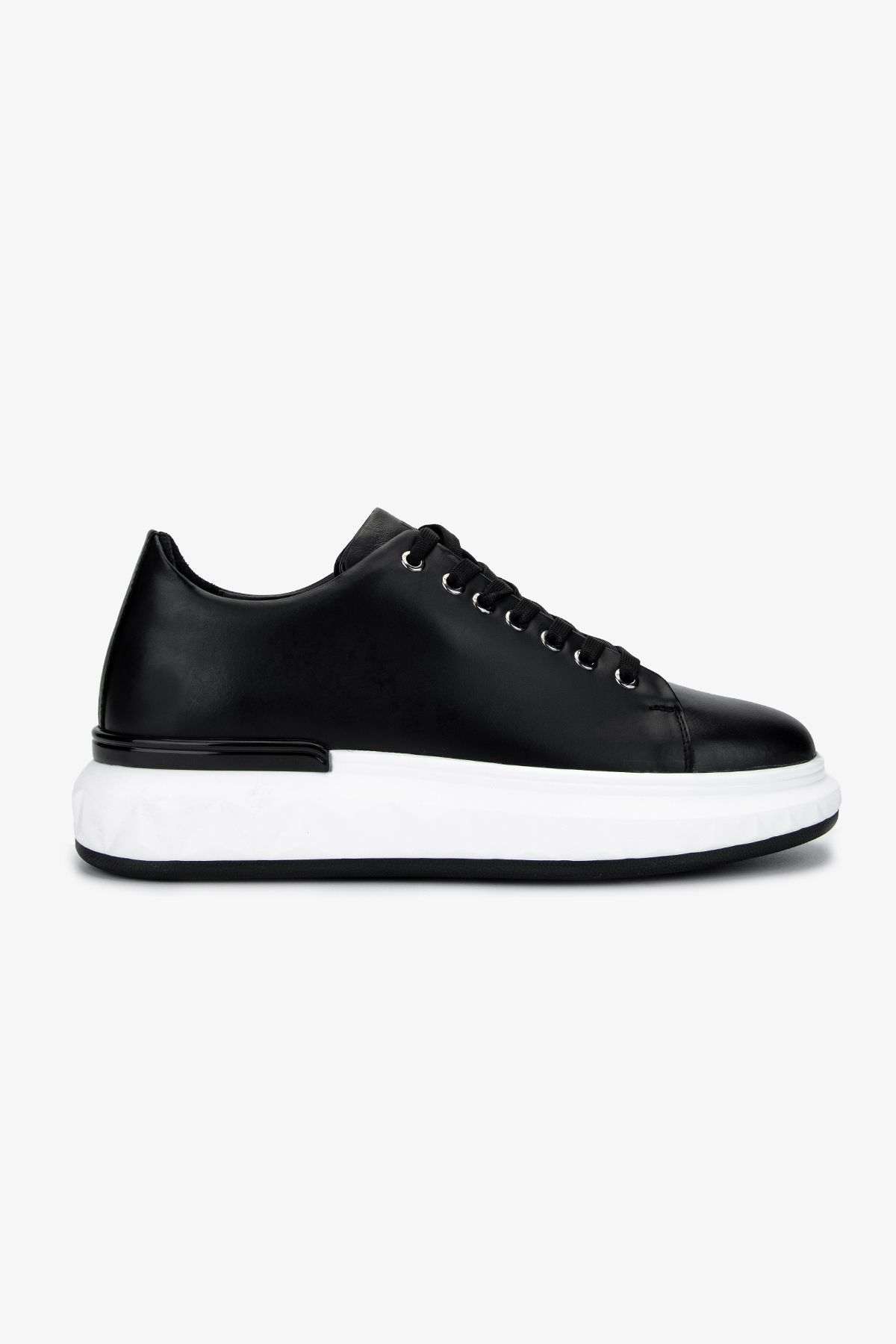 Valmenti Erkek Hakiki Deri Siyah Sneakers & Spor Ayakkabı