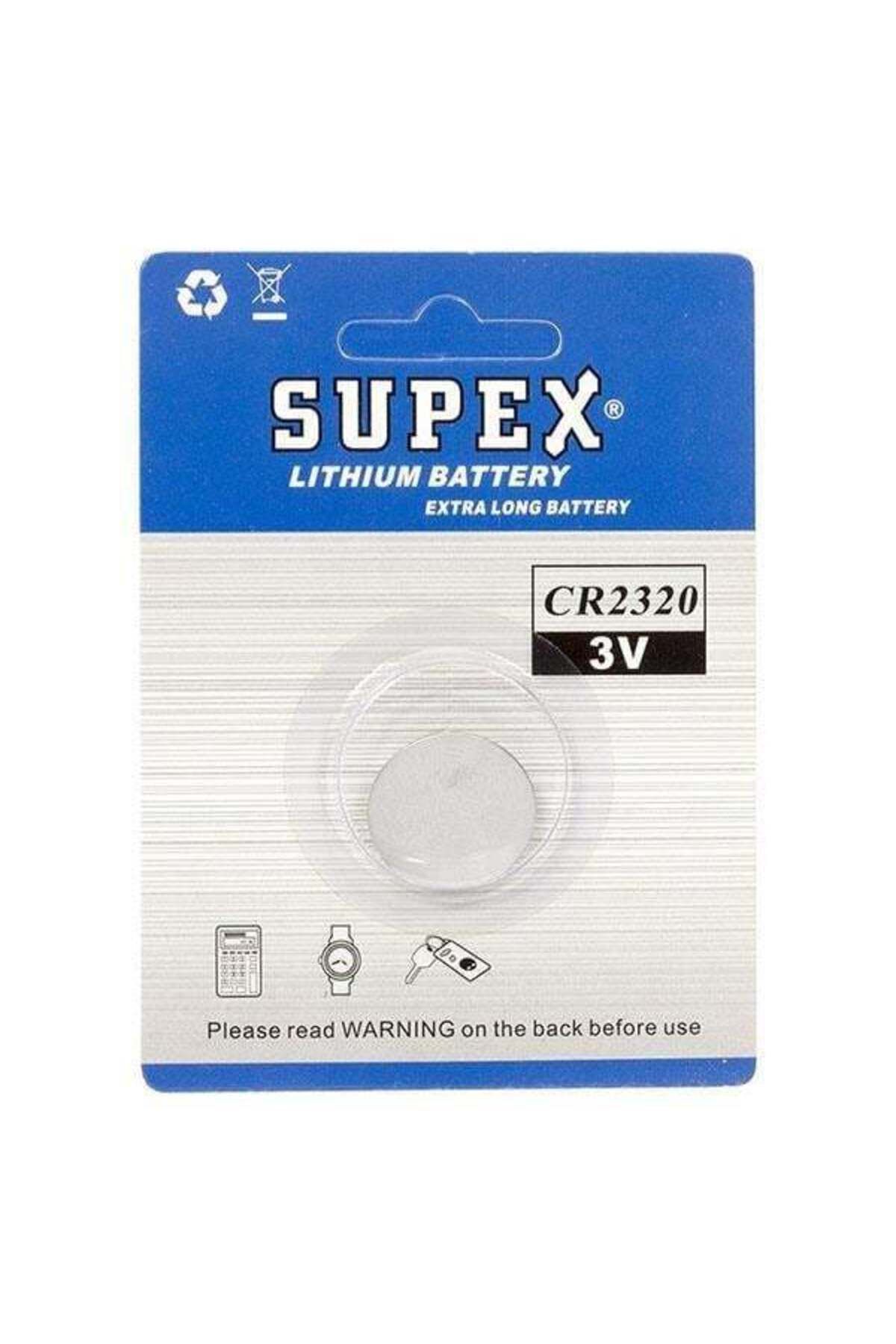 Modafiks Supex CR2320 3 Volt Lityum Pil Tekli