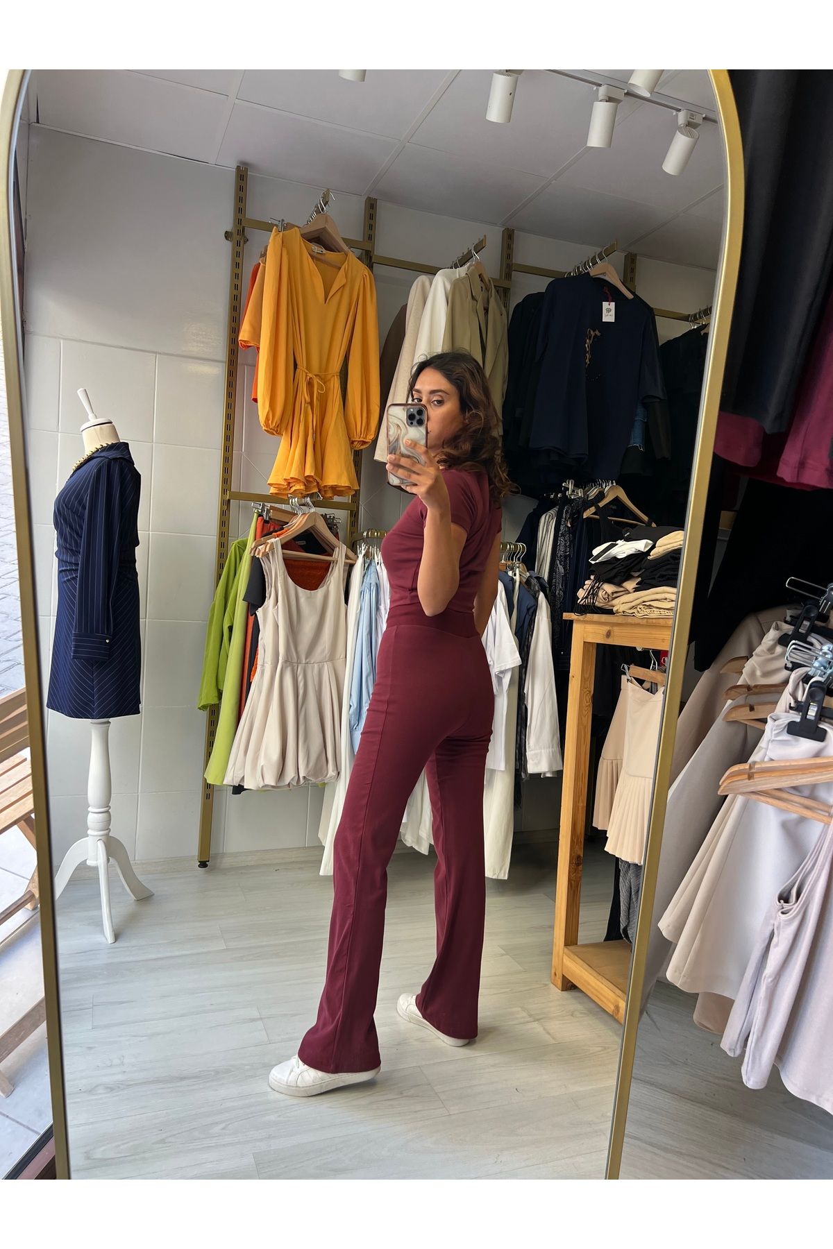 Butik Beli lastikli ikili takım
