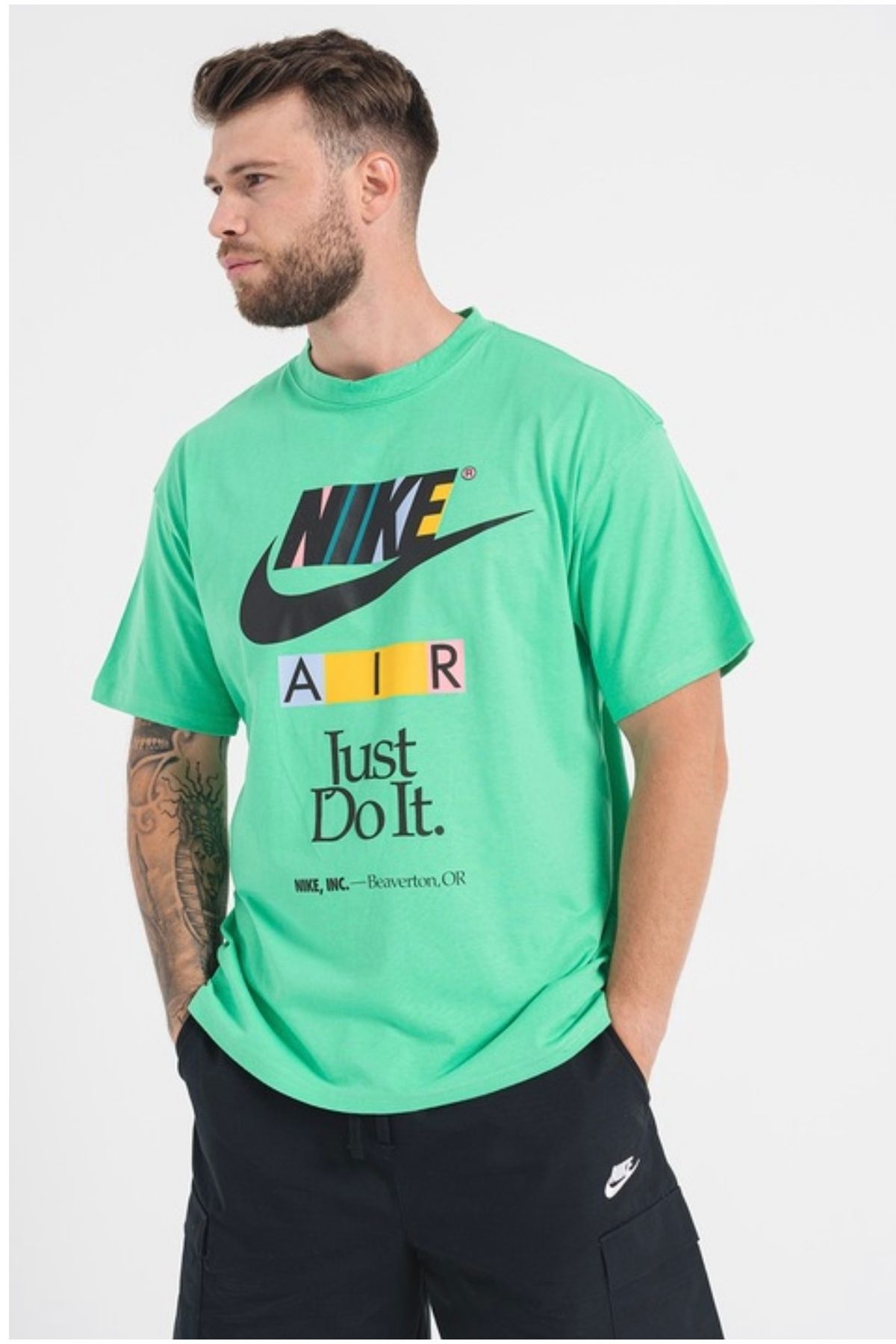 Nike Sportswear M90 New Dna Yeşil Erkek T-shirt