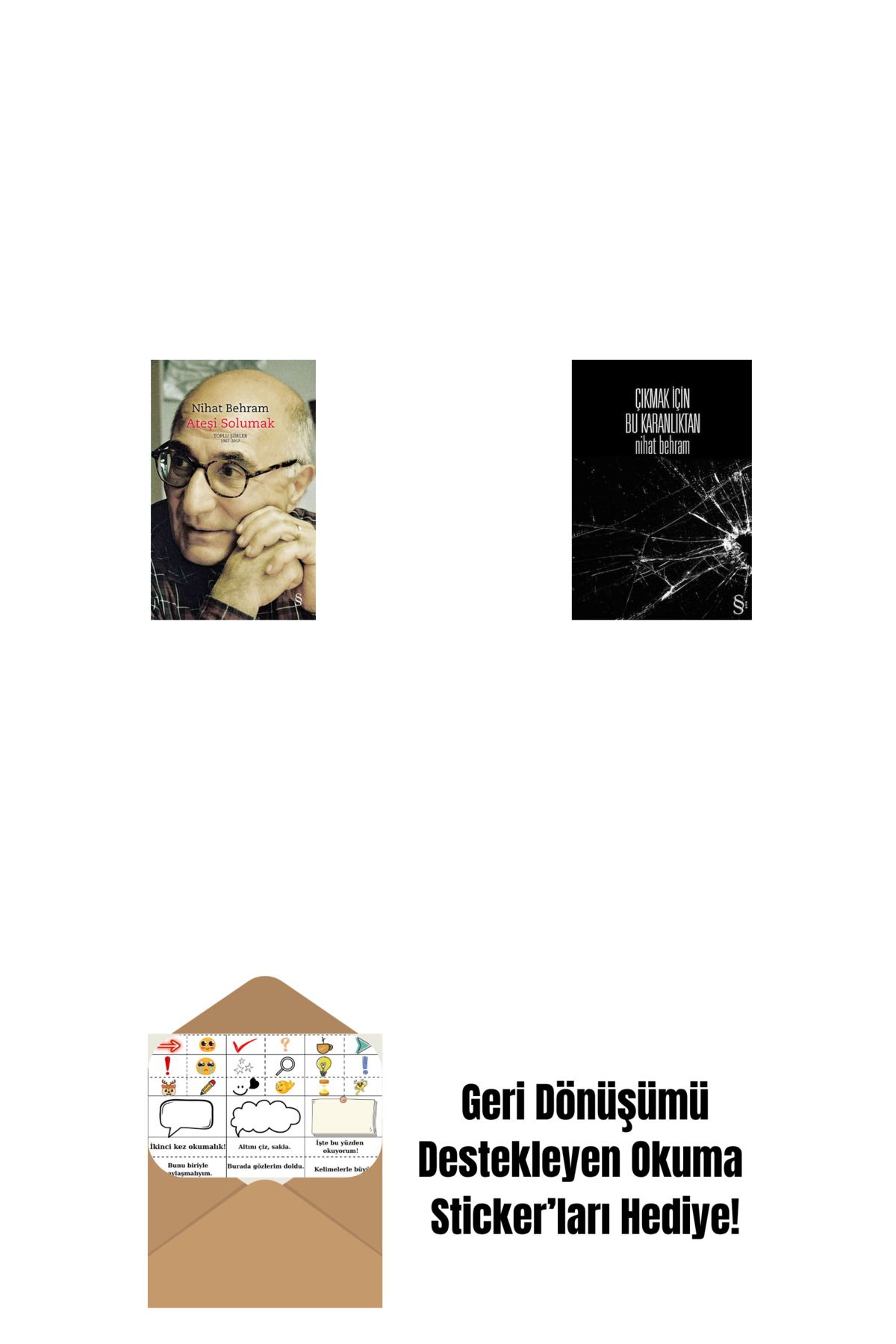 Alfa Yayınları Ateşi Solumak (Ciltli) + Çıkmak İçin Bu Karanlıktan + Okuma Sticker'ları