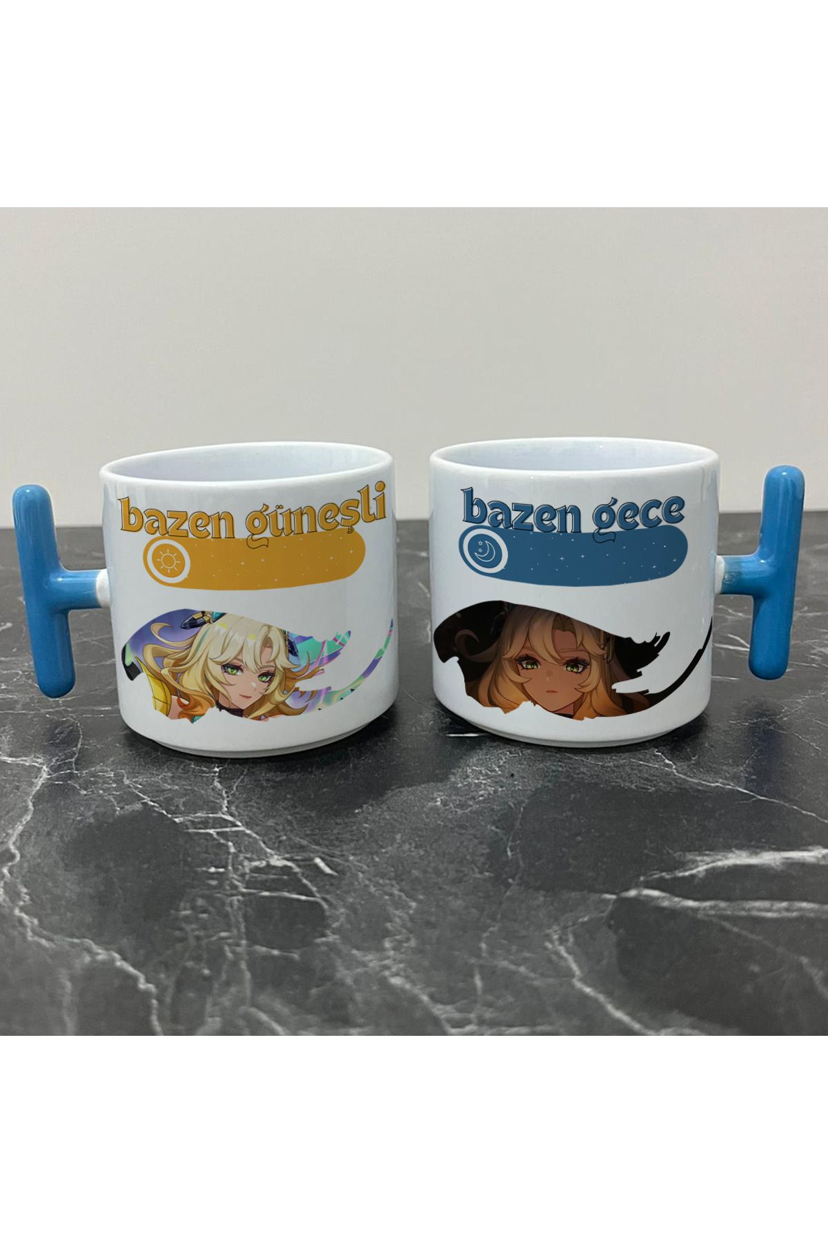 Define Moyas Genshin Impact Xilonen Kupa Bardak - Genshin Impact Güneşli Gece Serisi