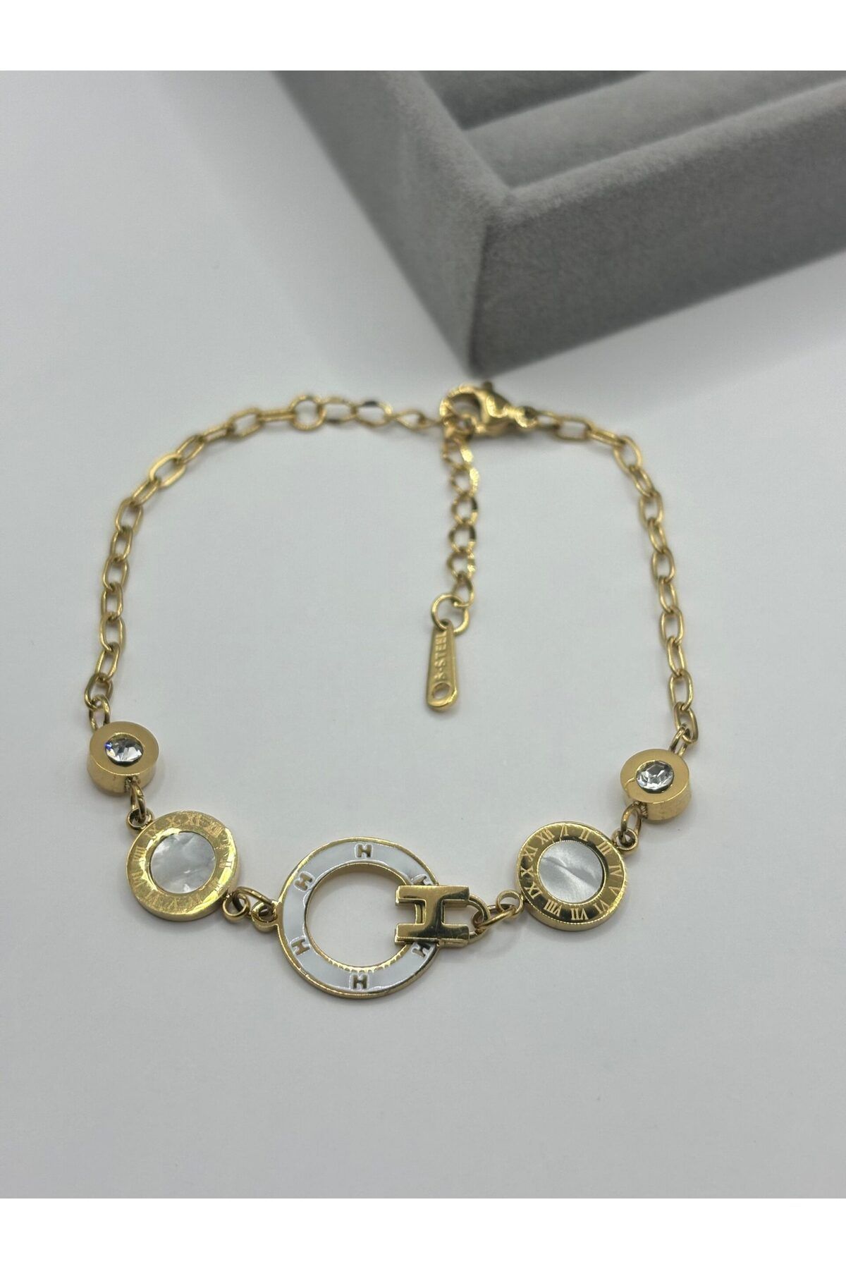 cheini Çelik Premium Gold Bileklik
