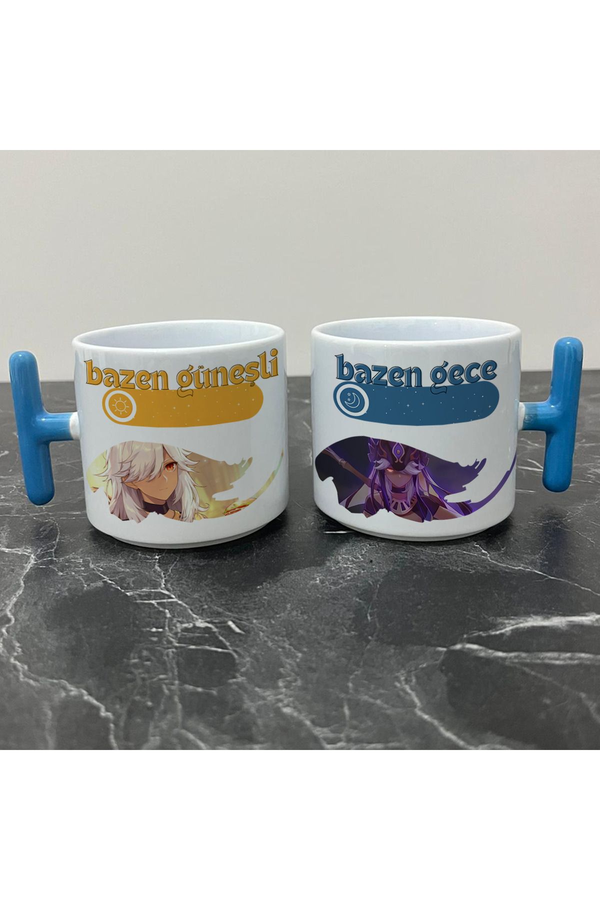 Define Moyas Genshin Impact Cyno Kupa Bardak - Genshin Impact Güneşli Gece Serisi