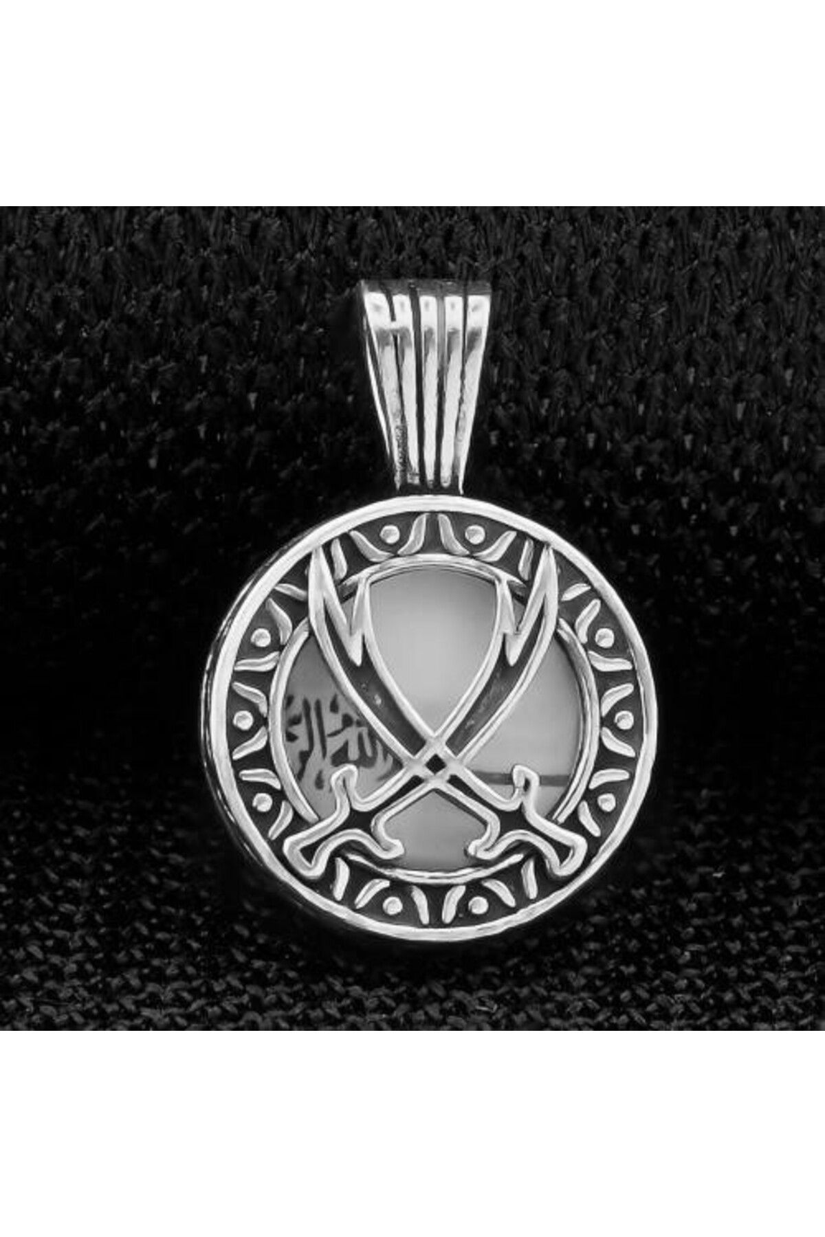 shop Zülfikar Figürlü Dualı 925 Ayar Gümüş Erkek Kolye Ucu