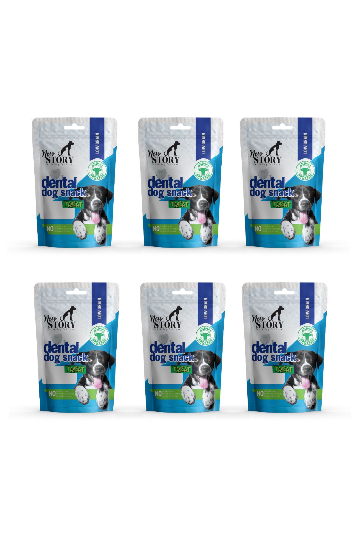 New Story Dog Dental 6 X 80 gr Ağız Kokusu, Diş Sağlığı, Dental Anti Tartar