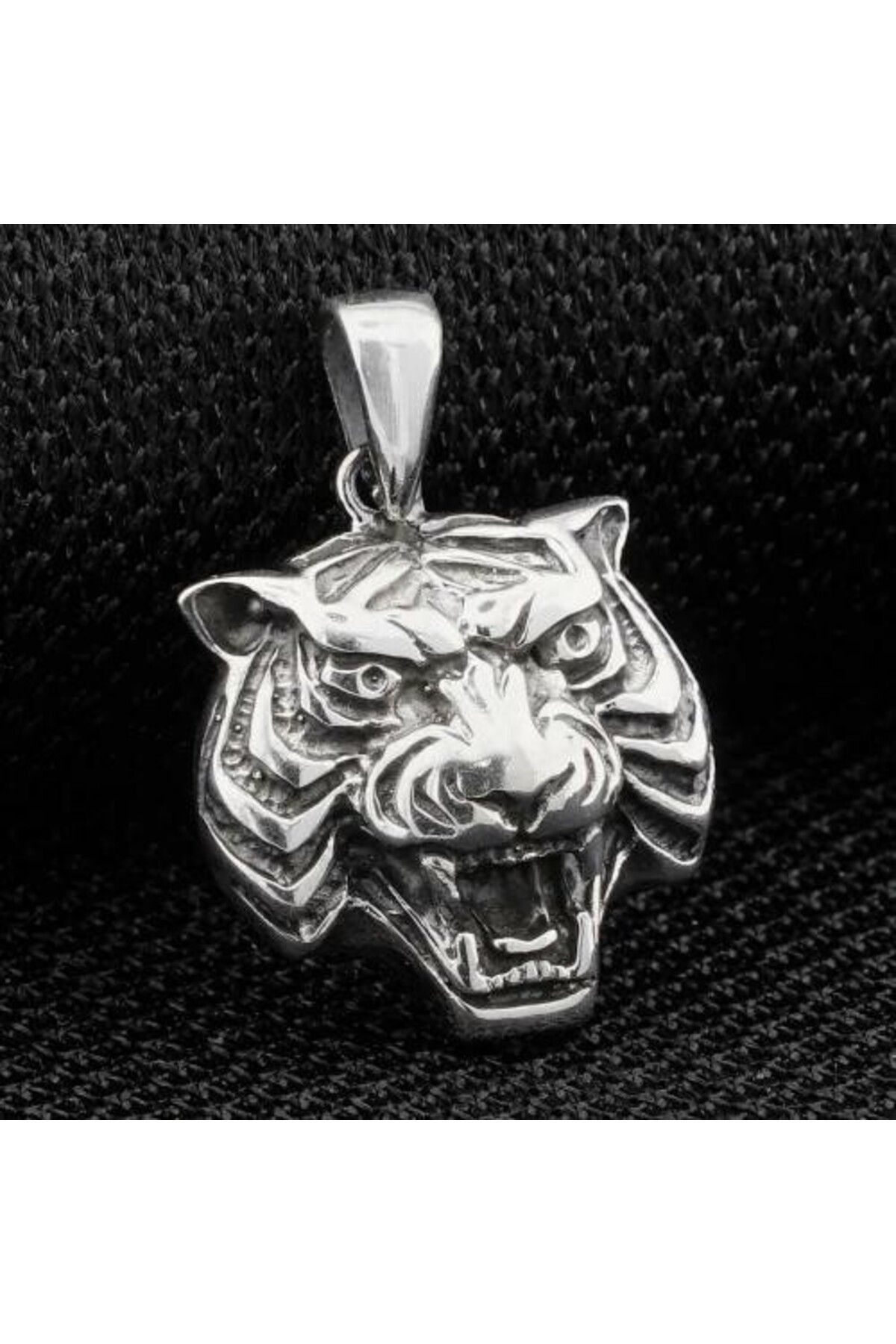 shop Aslan Kafası 925 Ayar Gümüş Erkek Kolye Ucu
