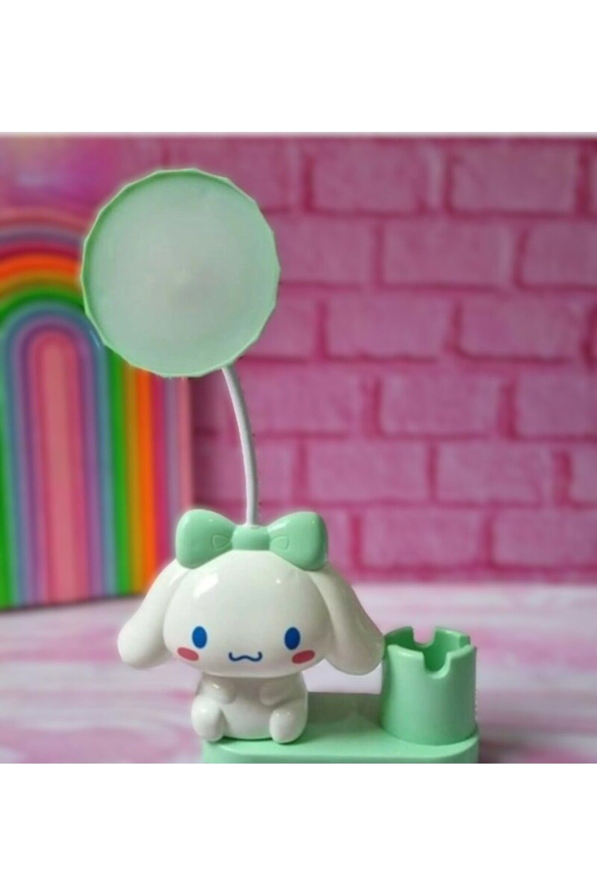 ada çanta kırtasiye cinnamoroll figürlü kalemlikli masaüstü şarjlı gece lambası AD445858