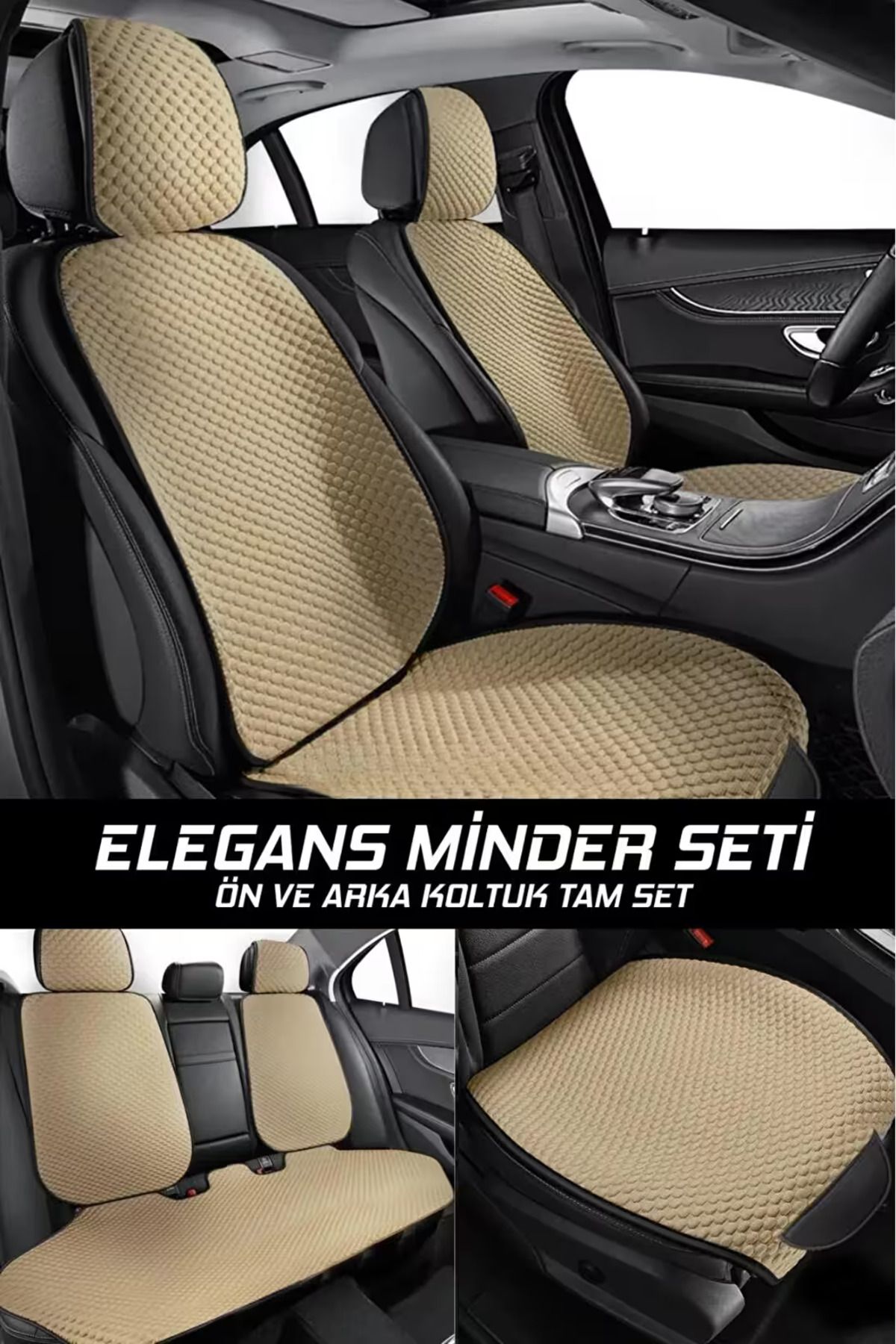 KURRA STORE Suzuki Swiftı (facelift 2013) 1.2 (94 Hp) 4x4 5d 2015 UYUMLU OTO KOLTUK MİNDERİ TAM SET BEJ