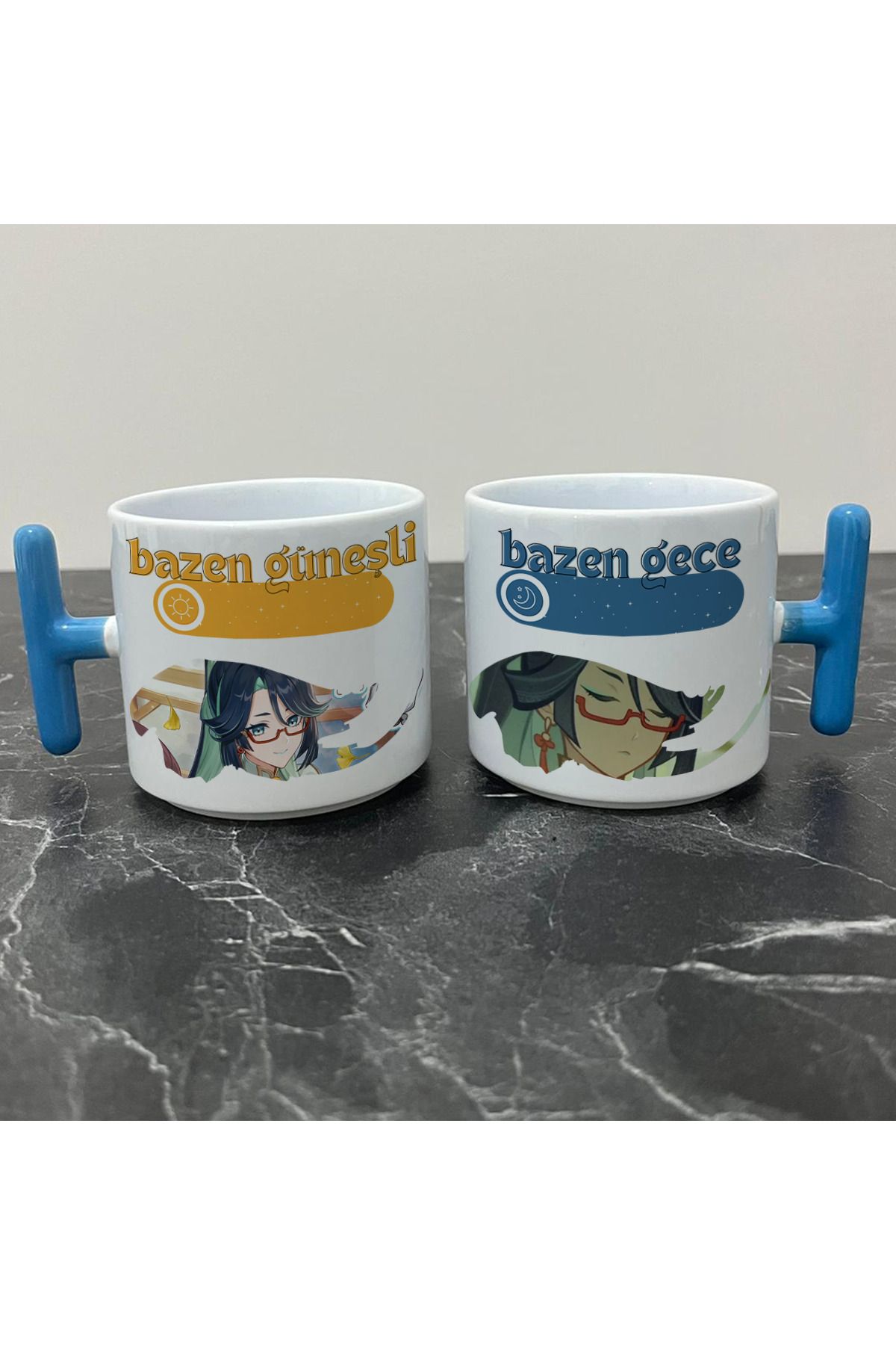 Define Moyas Genshin Impact Xianyun Kupa Bardak - Genshin Impact Güneşli Gece Serisi