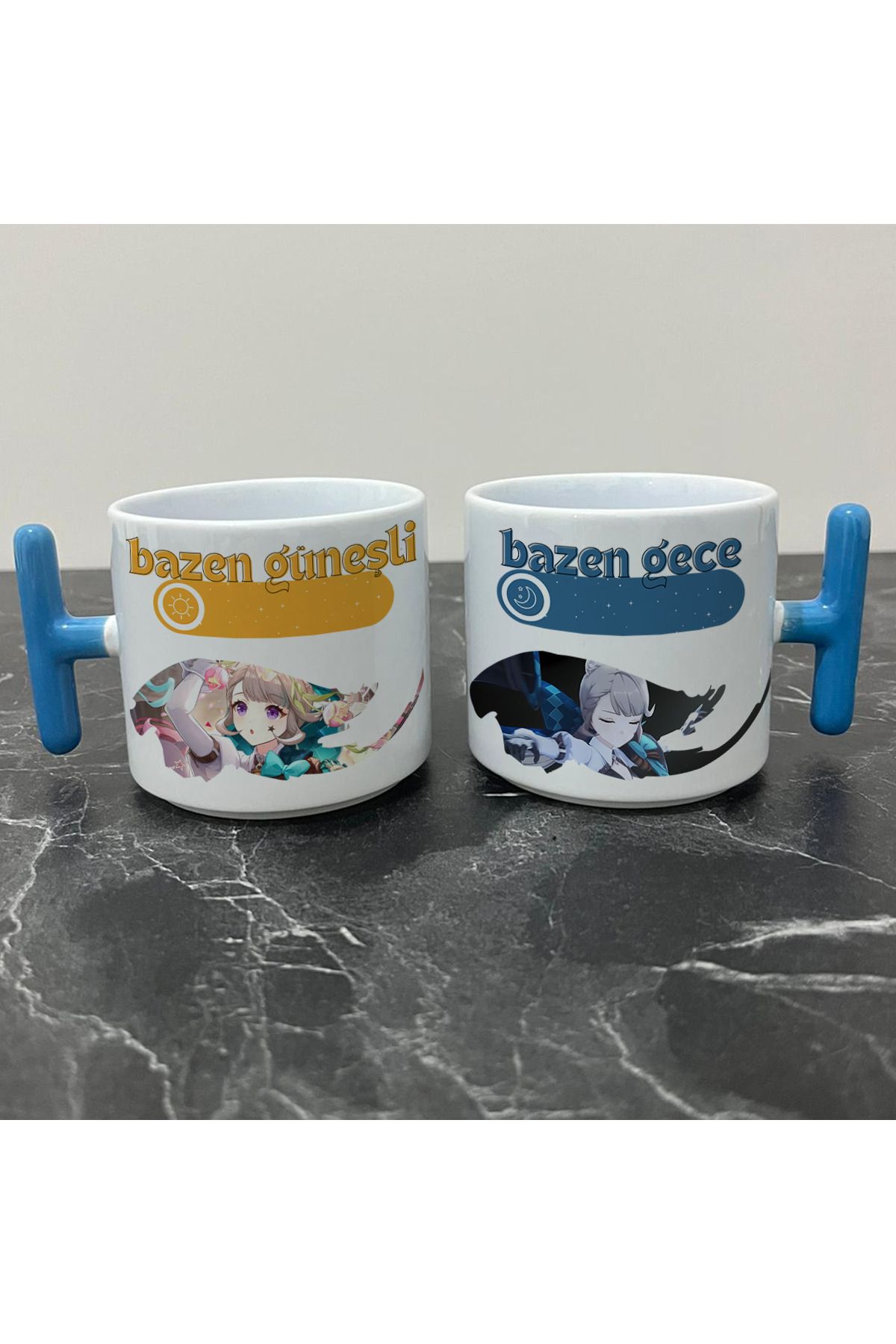 Define Moyas Genshin Impact Lynette Kupa Bardak - Genshin Impact Güneşli Gece Serisi