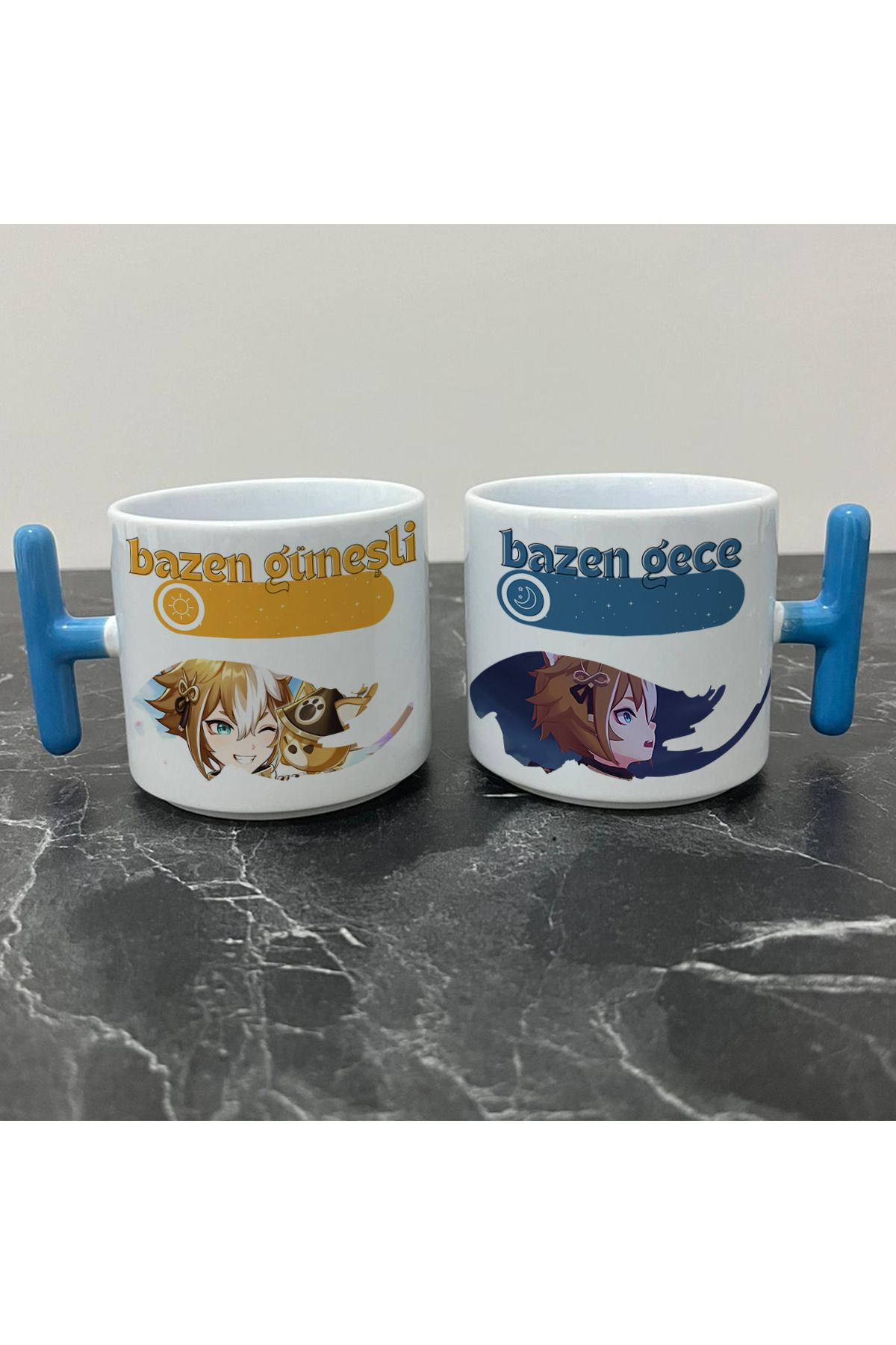 Define Moyas Genshin Impact Gorou Kupa Bardak - Genshin Impact Güneşli Gece Serisi