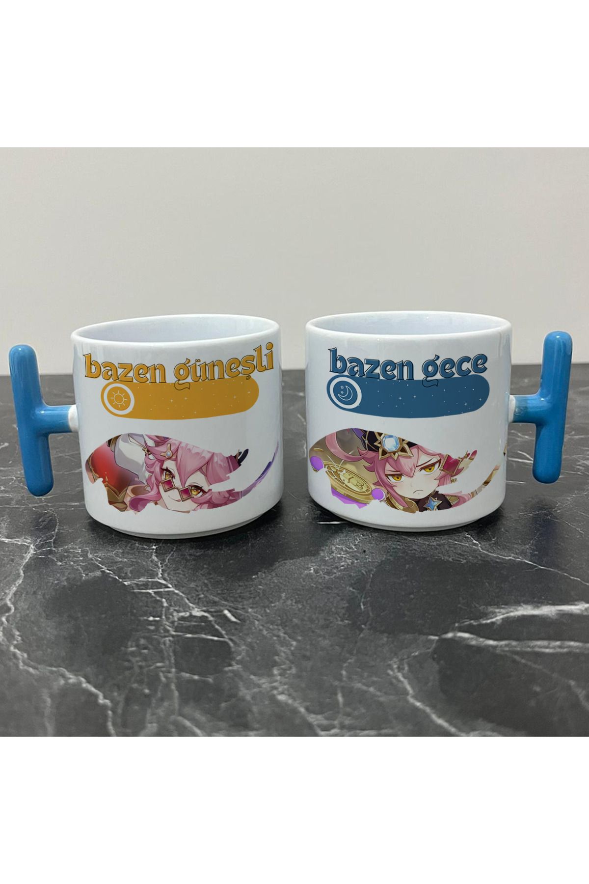 Define Moyas Genshin Impact Dori Kupa Bardak - Genshin Impact Güneşli Gece Serisi