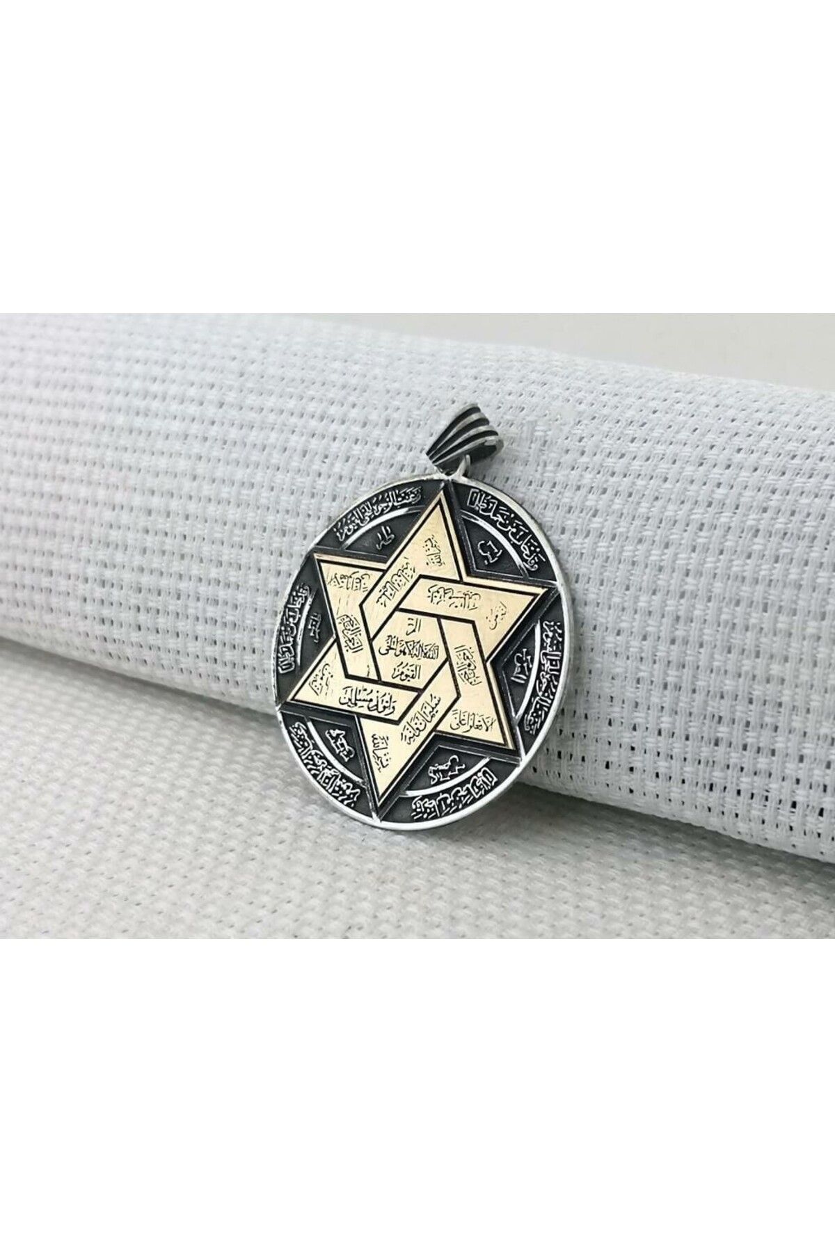 shop Süleyman Mührü Büyük Boy 925 Ayar Gümüş Erkek Kolye Ucu