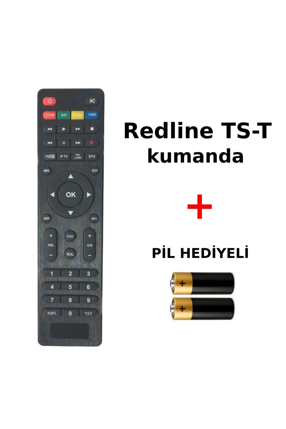 Suntel Redline HD uydu alıcı kumanda