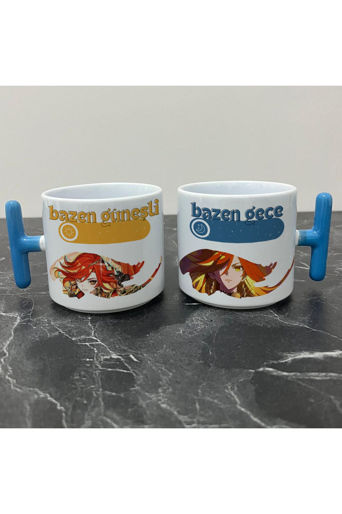 Define Moyas Genshin Impact Mavuika Kupa Bardak - Genshin Impact Güneşli Gece Serisi