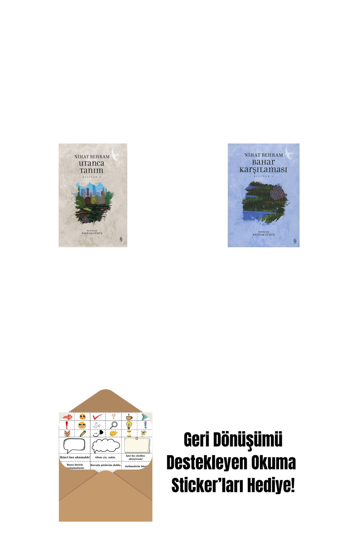 Alfa Yayınları Utanca Tanım + Bahar Karşılaması + Okuma Sticker'ları