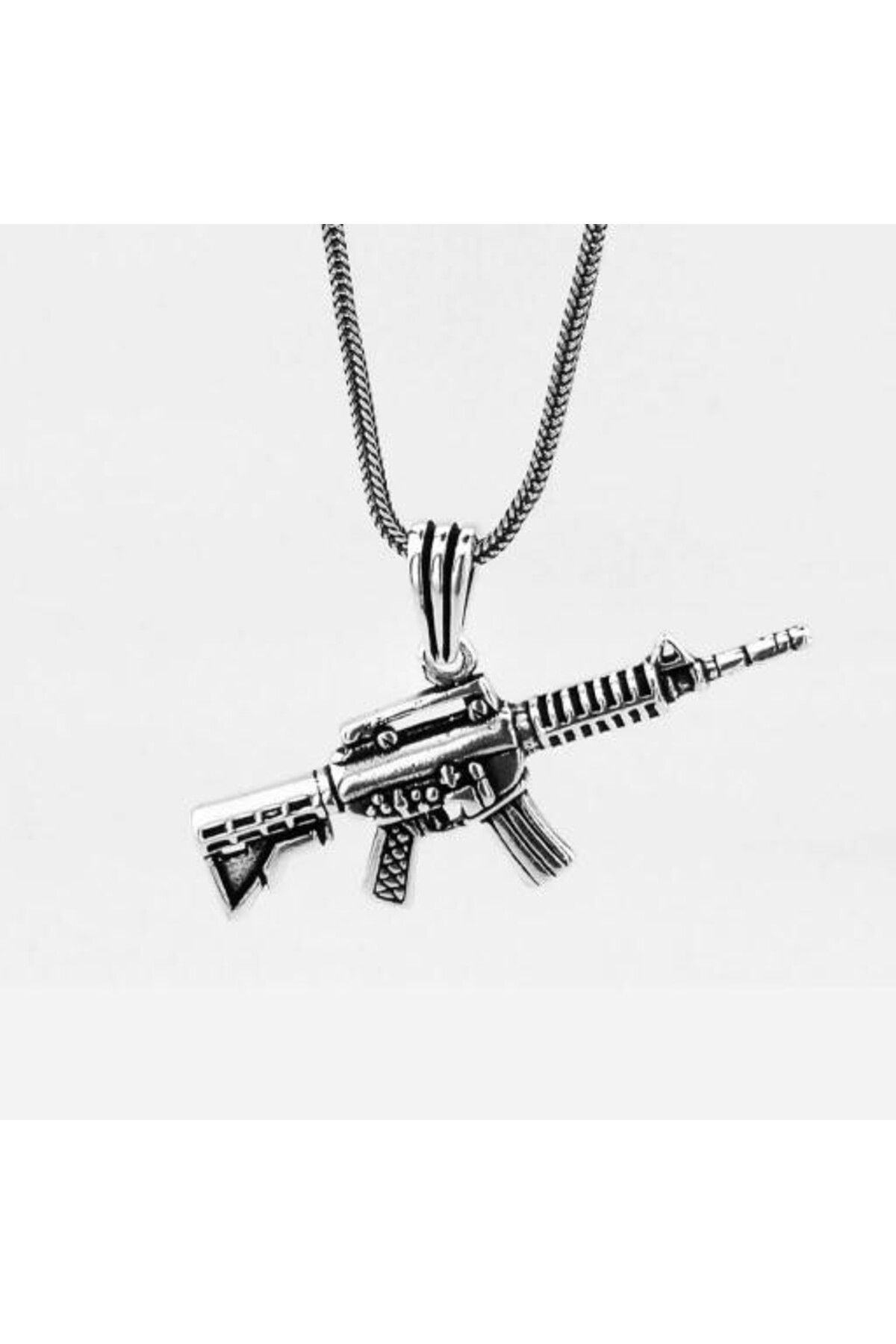 shop Tasarımlı 925 Ayar Gümüş Erkek Kolye