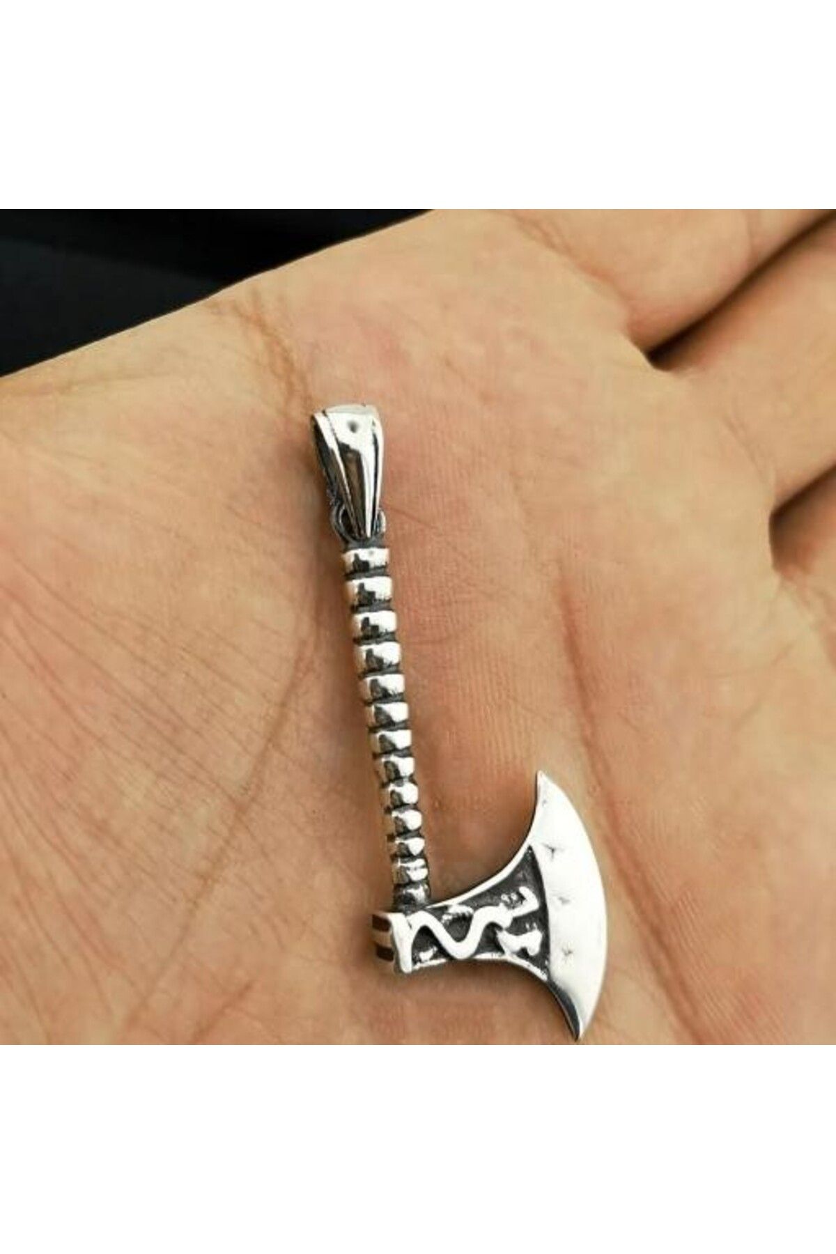 shop Balta Tasarımlı 925 Ayar Gümüş Erkek Kolye Ucu