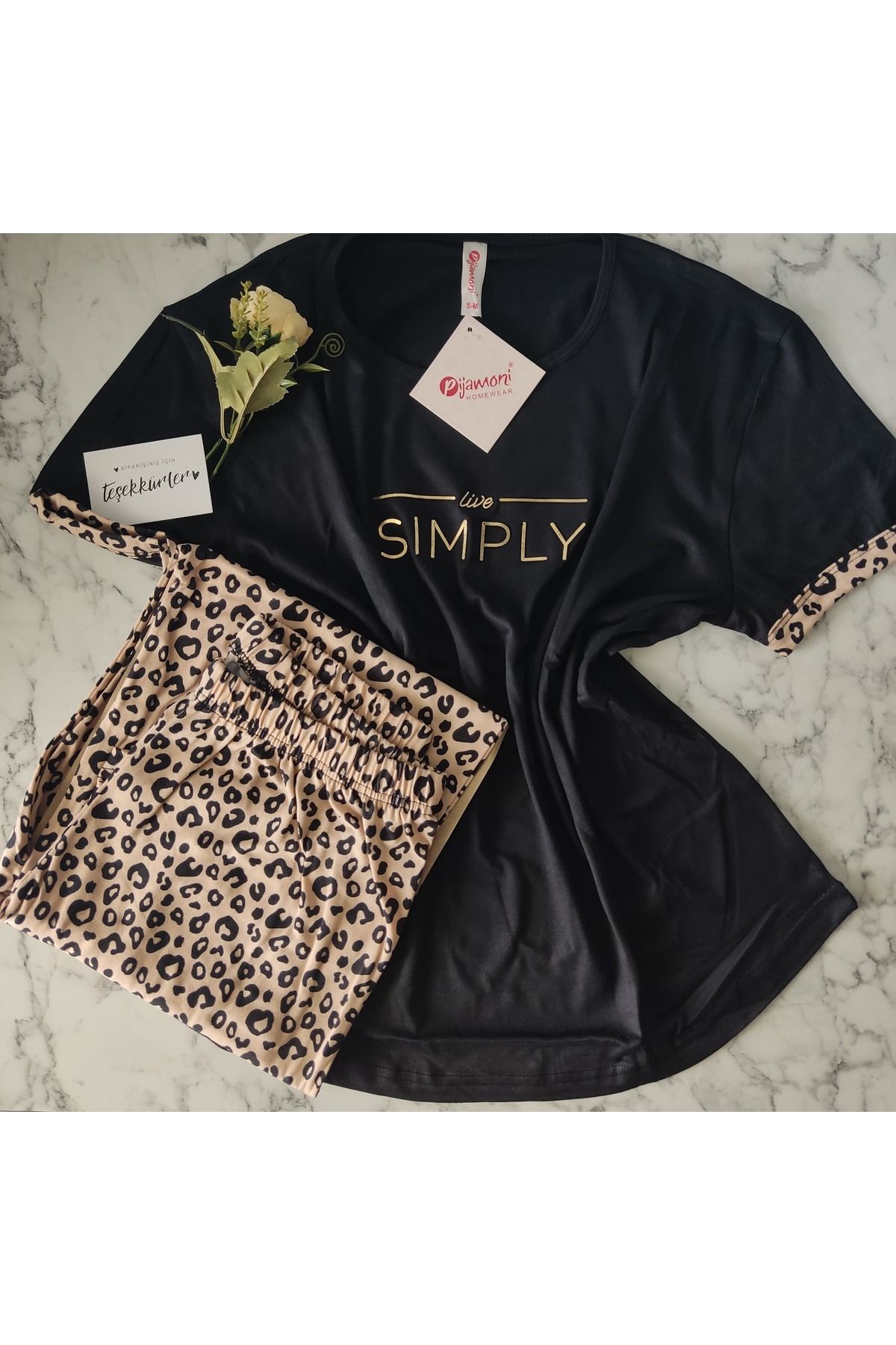 Pijamoni Milan Kumaş Kadın Pijama Takımı