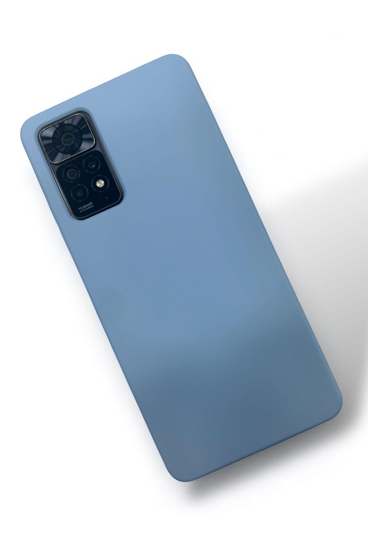 Merwish Xiaomi Redmi Note11 Pro Uyumlu Içi Kadife Soft Lansman Silikon Kılıf Kapak Bebe Mavisi