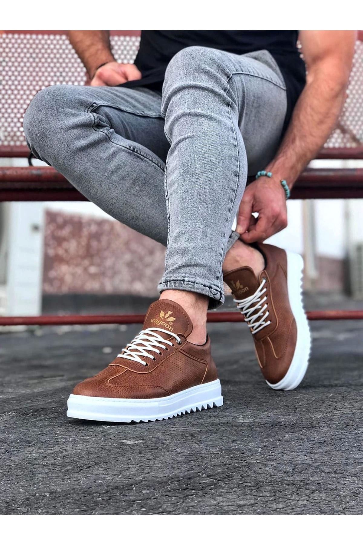 Omarı Taba Renkli Erkek Casual Ayakkabı