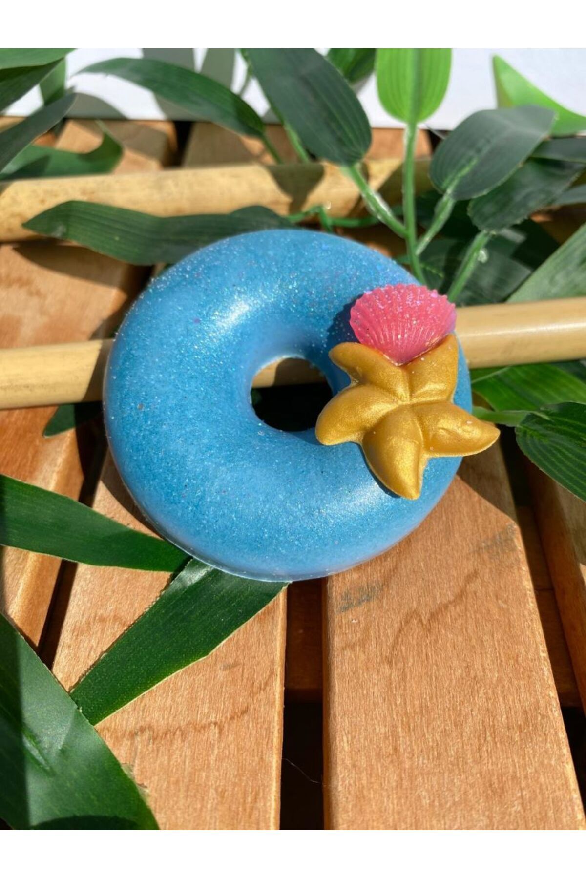 Atölye LoveBomb Deniz Yıldızı Midye Donut Dekoratif Hediyelik Vegan Sabun