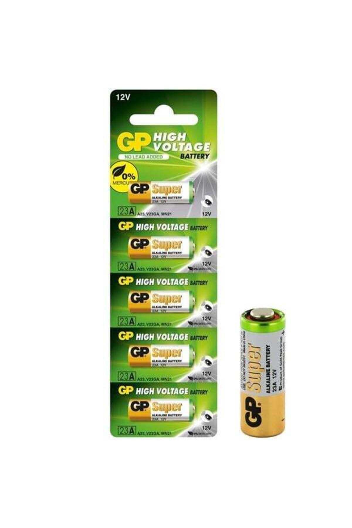 Emperium GP 23A 12V Kalın Alarm Pili (5'Li Paket)