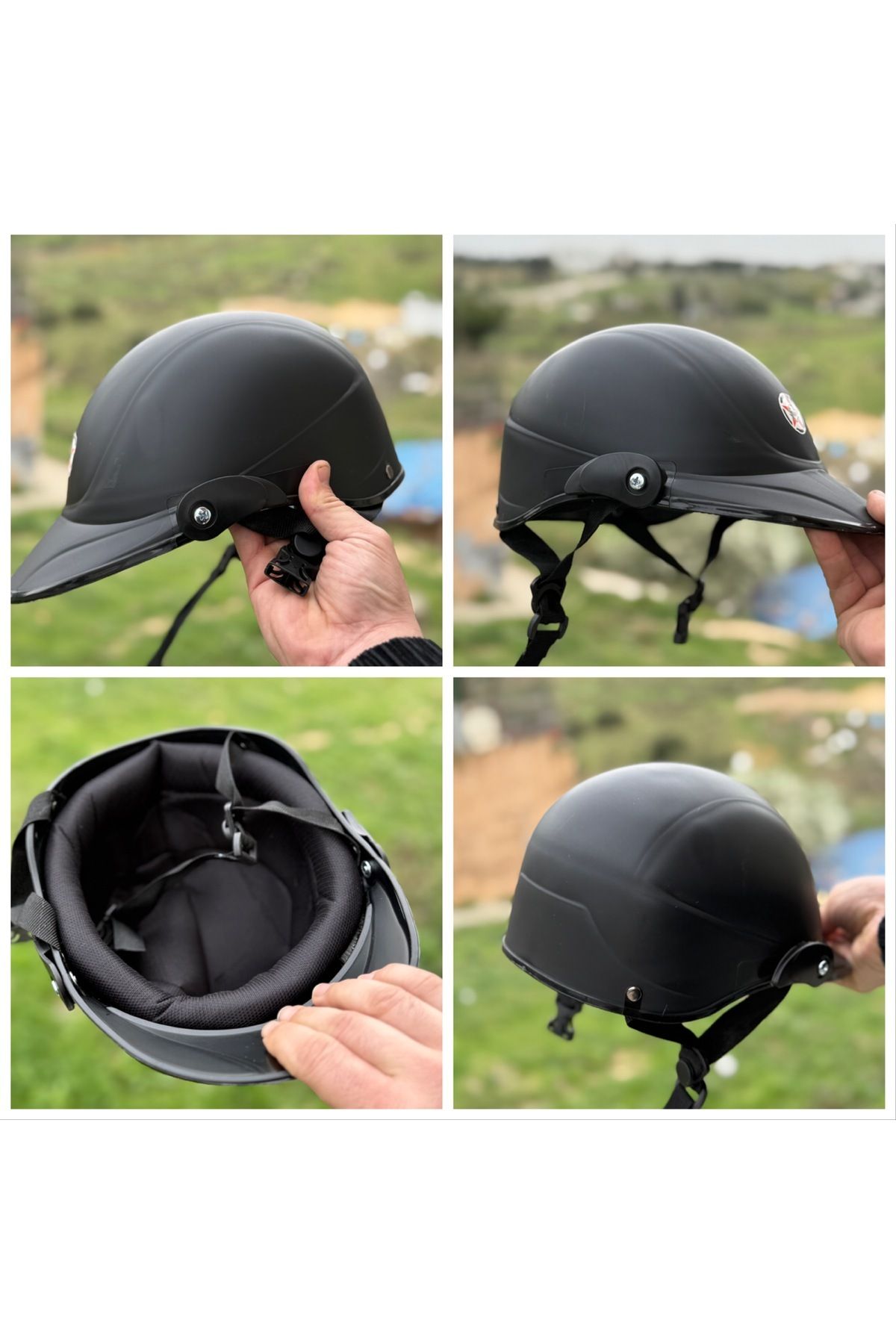 MOTORKİT JOKEY KASKI BİSİKLET KASKI MOTOR KASKI