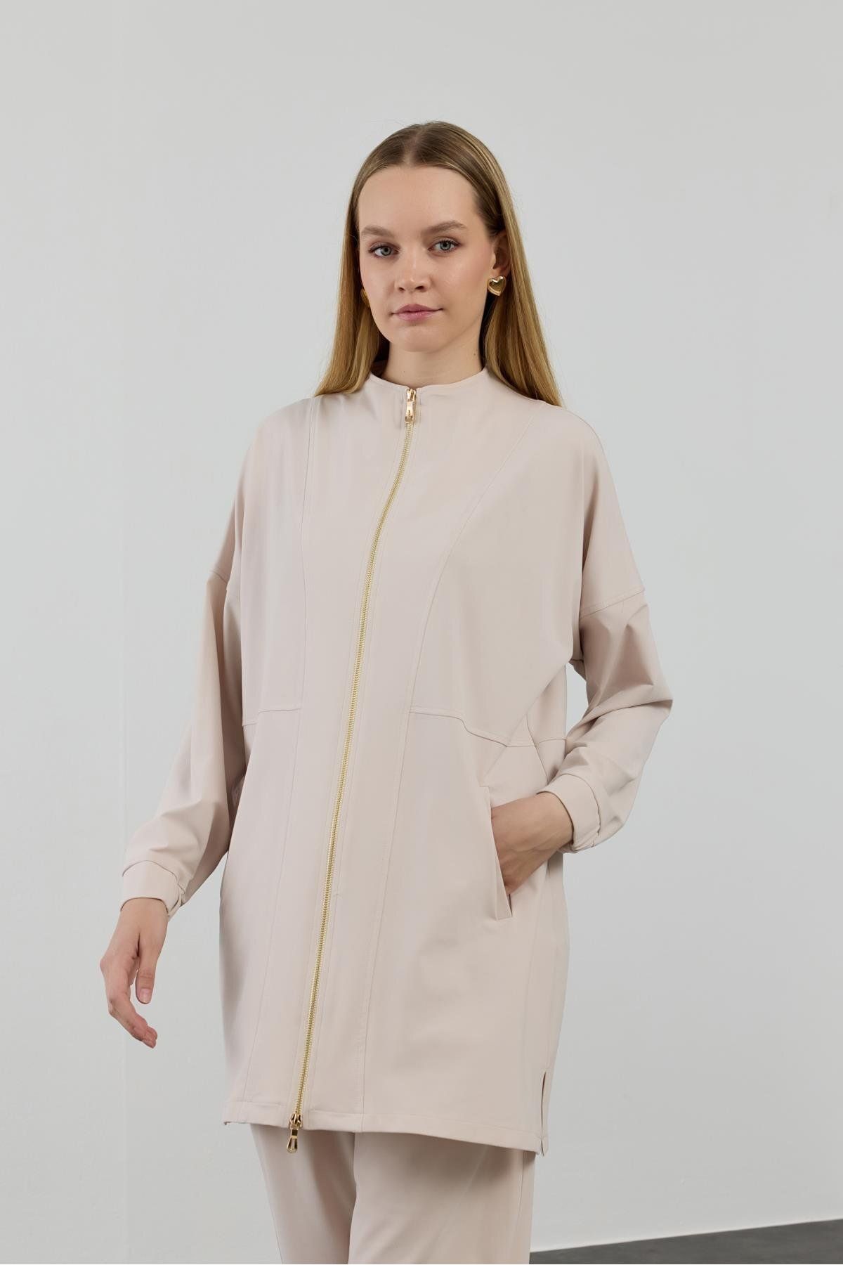 Hilay NEW LEILA PANTOLONLU TAKIM BEJ