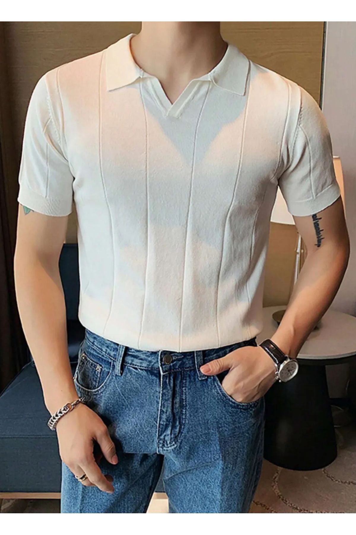 Butik Ross Polo Yaka Fit Tişört