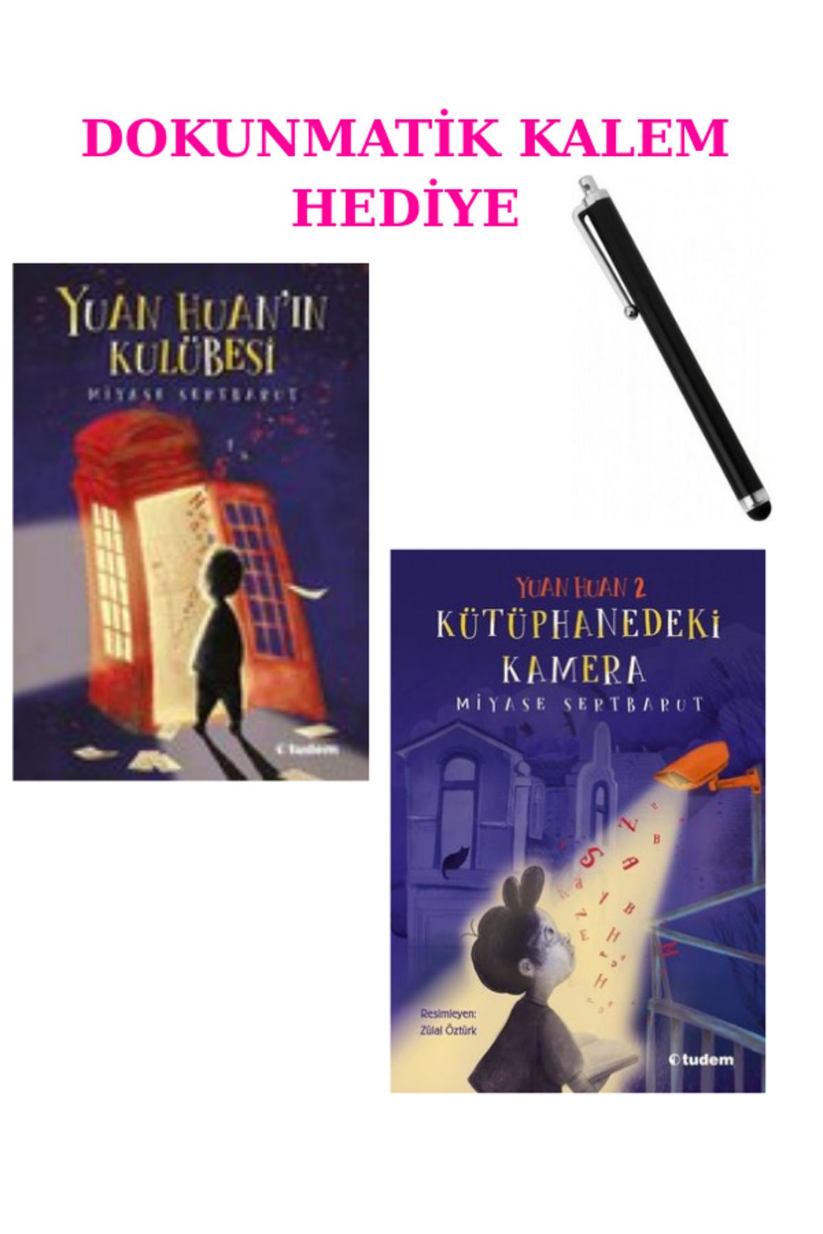 FOM Kitap Yuan Huan'ın Kulübesi+Yuan Huan 2 - Kütüphanedeki Kamera (2 Kitap Takım)