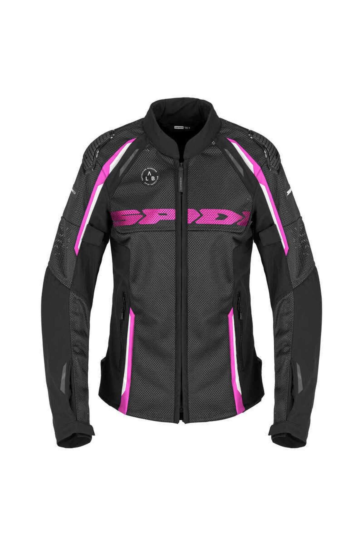 Spidi-Race Warrior 2 Net Lady Summer Jacket Black Fuchsia 1