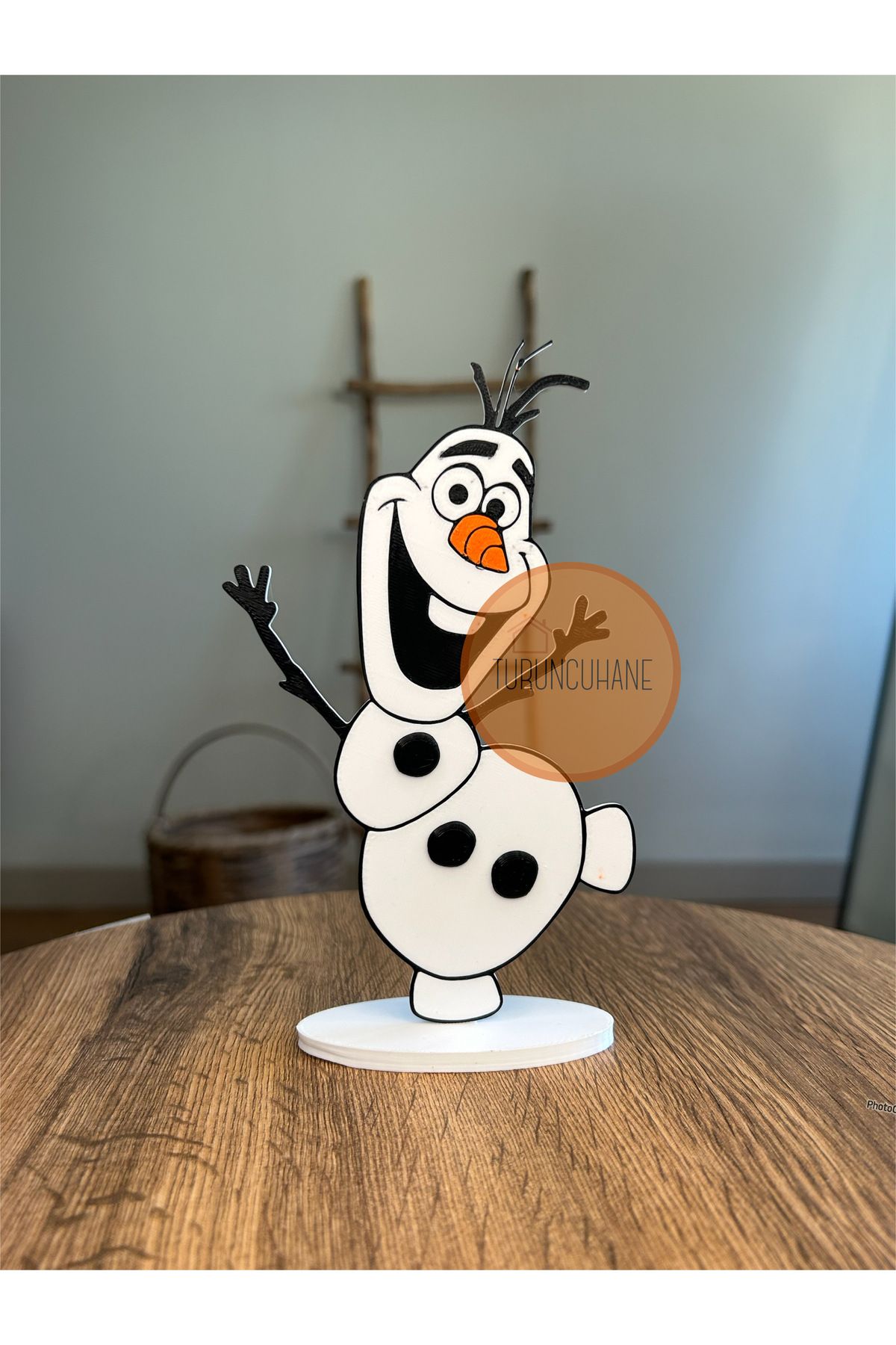 TURUNCUHANE Olaf Frozen Masaüstü Dekor Kardan Adam 17 Cm Hediyelik