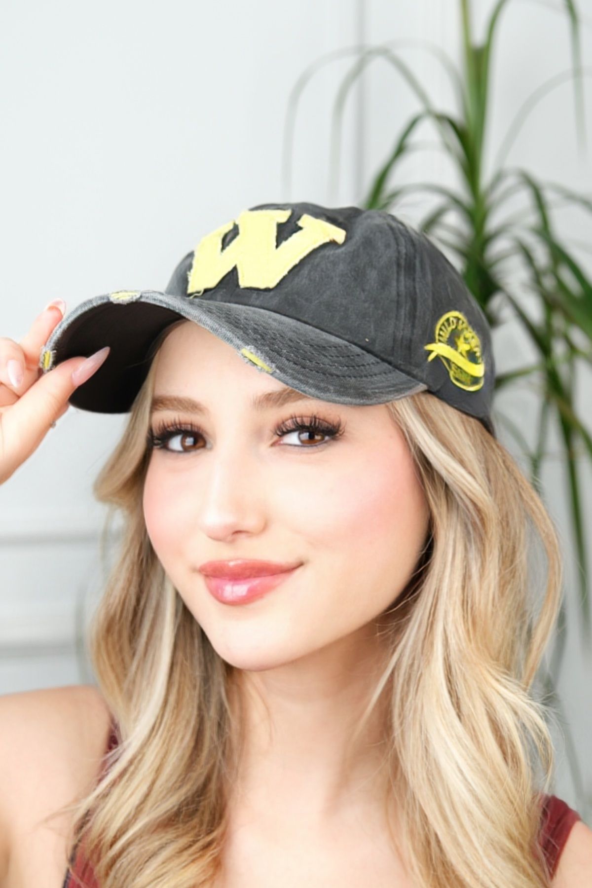 Jack Ferrero UNİSEX ESKİTME GÖRÜNÜMLÜ CAP ŞAPKA / BASEBALL CAP / HİPHOP ŞAPKA