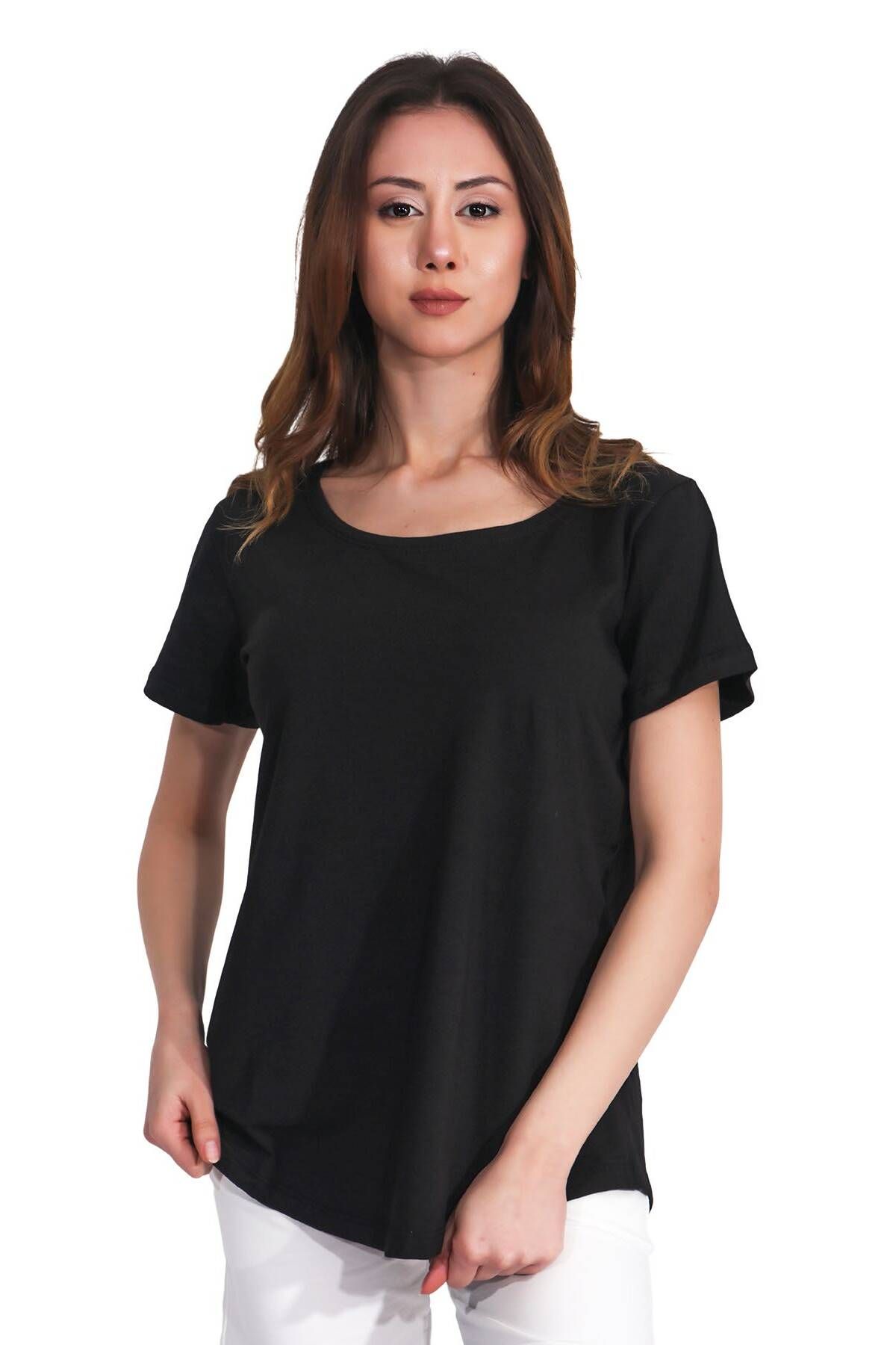 Duss Siyah Kadın T-Shirt
