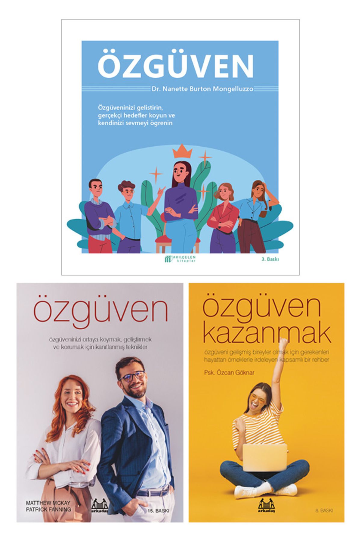 Arkadaş Yayınları Özgüven Seti - Özgüven, Özgüven, Özgüven Kazanmak