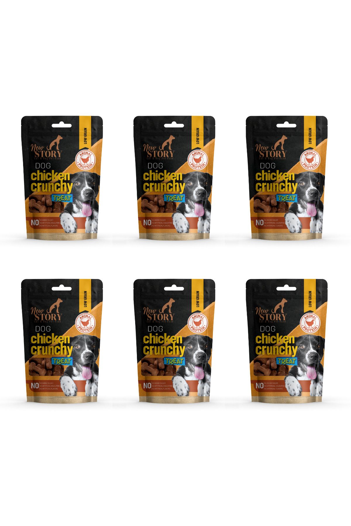 New Story Dog Chicken Crunchy 6x80Gr. Tavuklu, Köpek Ödül Maması