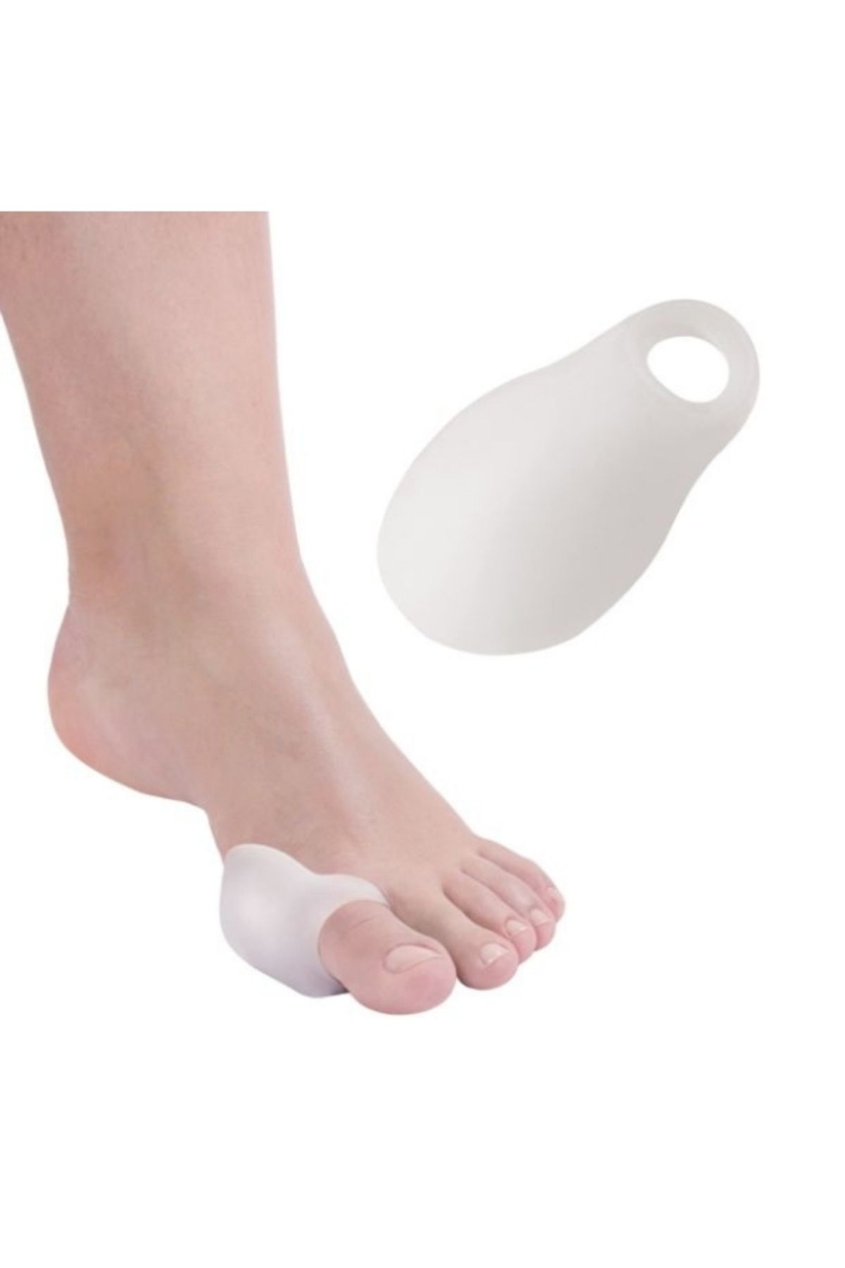 TopukPro Başparmak Bunyon Koruyucu - Yumuşak Silikon Halluks Valgus Çıkıntı Koruma Silikonu