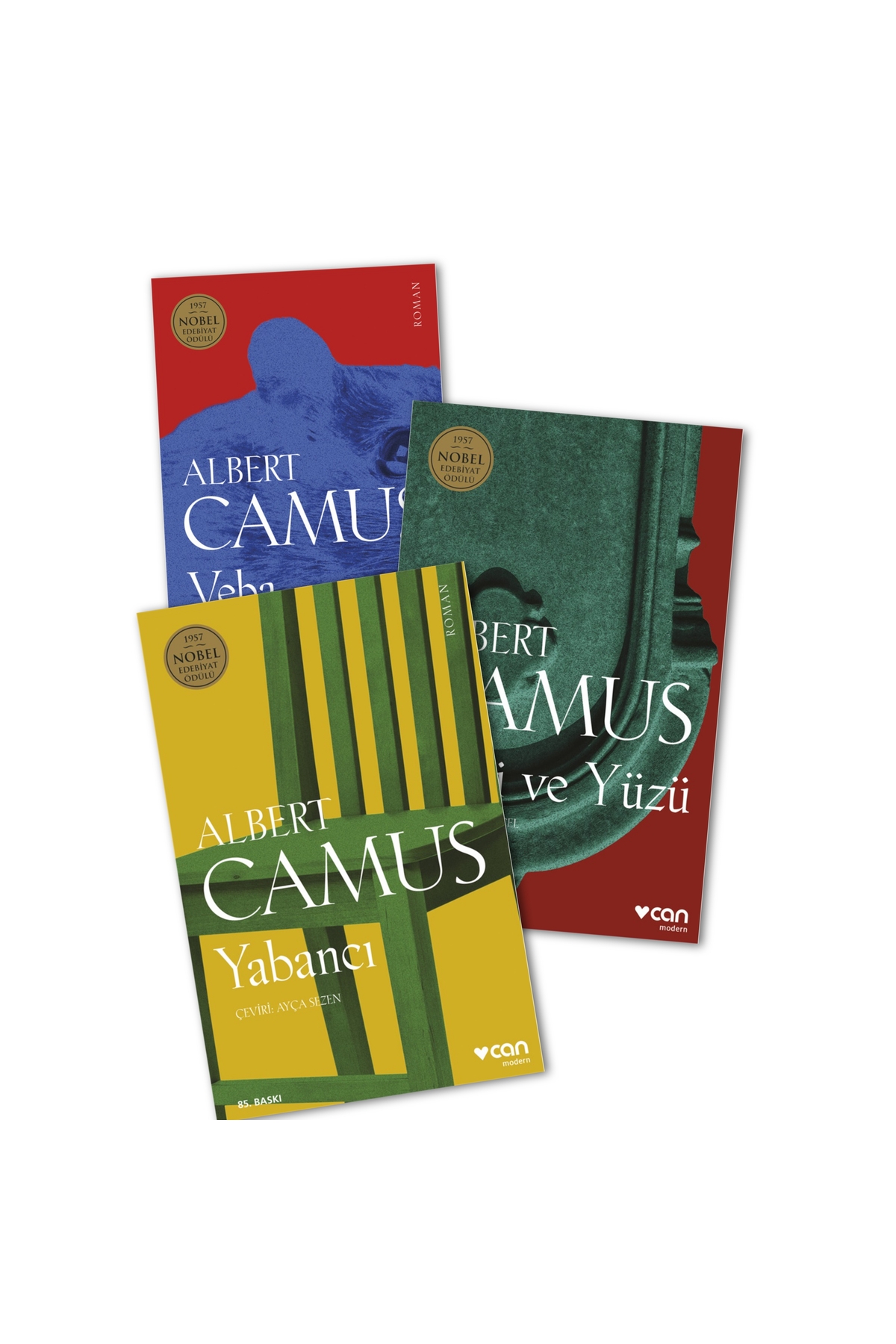 Camus & Hennessy & ミレニアムロイヤル ３点未開封セット Can Yayınları Veba - Tersi ve Yüzü - Yabancı Albert Camus 3 lü