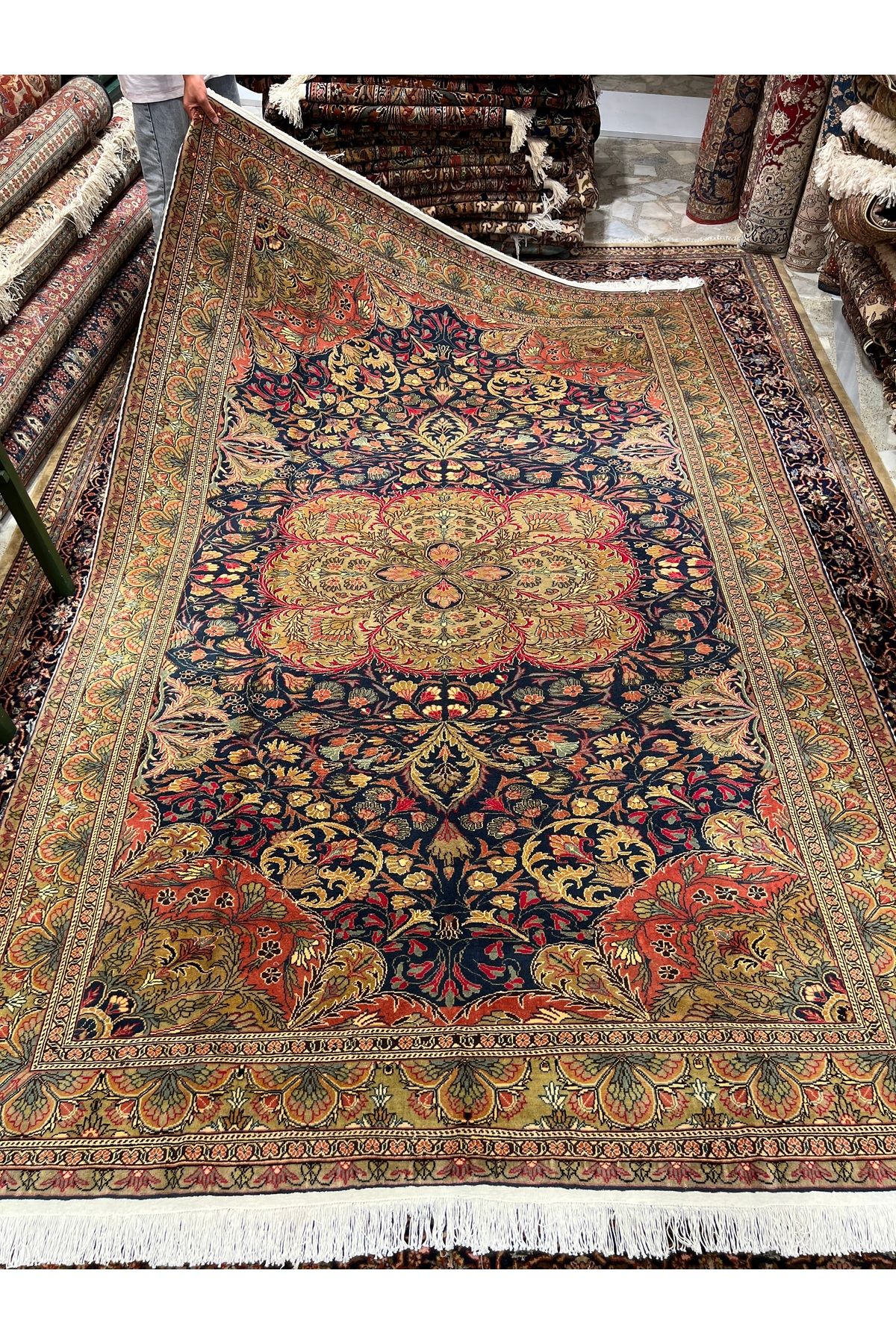 RD RAMAZAN DAĞ EL HALI SANATI El Dokuma Kayseri Hacılar Dokuması Birinci Sınıf Kalite Ebat 300x200