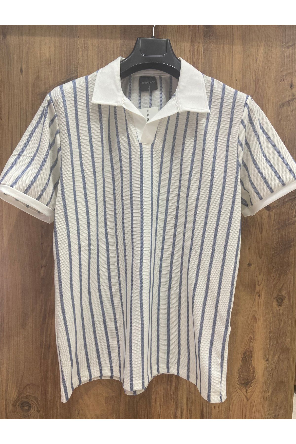 New Sheet POLO YAKA DİK ÇİZGİLİ TİŞÖRT